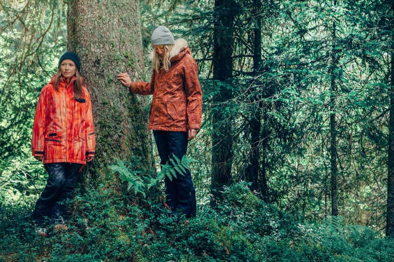 Nikita, left to right: SIF jacket - 15,000mm/10,000g - £220 | Nott pants - 15,000mm/10,000g - £165 | Freya jacket - 10,000mm/8,000g - £190 | Sol pants - 10,000mm/8,000g - £140