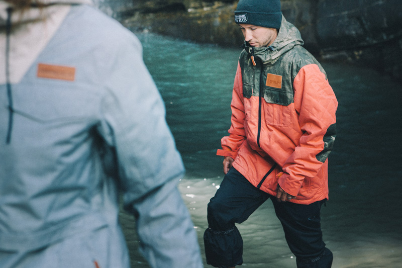 Oakley, left to right: High Five jacket - 15,000mm/15,000g - £250 | Cedar Ridge jacket - 10,000mm/10,000g - £220 | Jackpot pants - 15,000mm/15,000g - £220