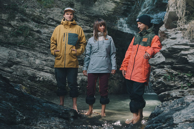 Oakley, left to right: Solitude jacket - 3L Gore-Tex - £485 | Solitude pants - 3L Gore-Tex - £390 | High Five jacket - 15,000mm/15,000g - £250 | Promised Land pants - 15,000mm/15,000g - £175 | Cedar Ridge jacket - 10,000mm/10,000g - £220 | Jackpot pants - 15,000mm/15,000g - £220