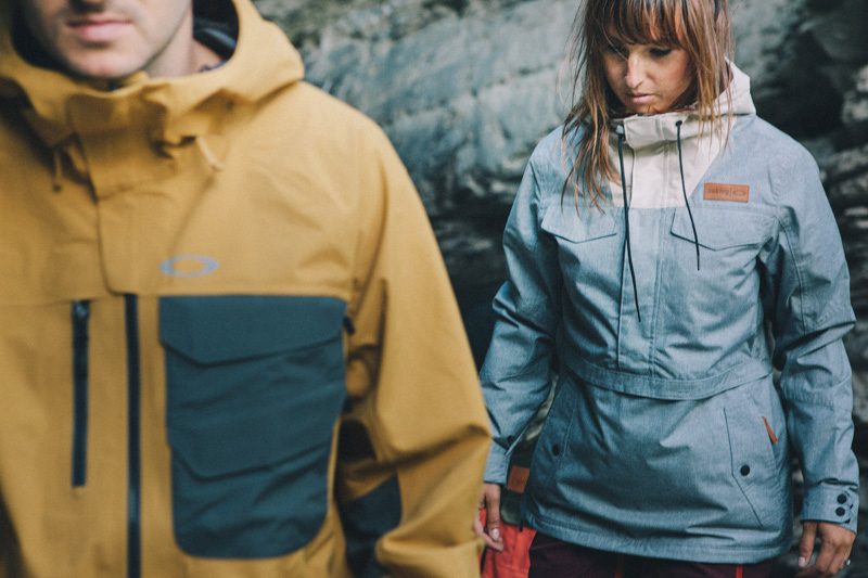 Oakley, left to right: Solitude jacket - 3L Gore-Tex - £485 | High Five jacket - 15,000mm/15,000g - £250