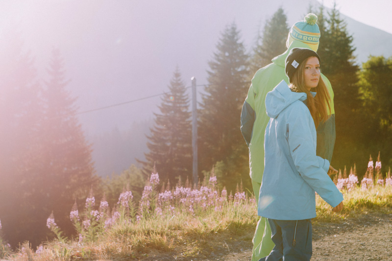 Patagonia, left to right: Reconnaissance jacket – Custom DWR - £280 | Reconnaissance bib - Custom DWR - £220 | Women