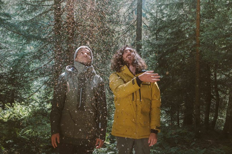 Left to right: Travis Rice Exhibition jacket - 2L Gore-Tex - £420 | Resort pants - Dry Flight 10,000mm - £115 | Pillow Thinsulate Featherless jacket - 15,000mm/15,000g - £290 | State pants - Dry Flight 10,000mm - £100