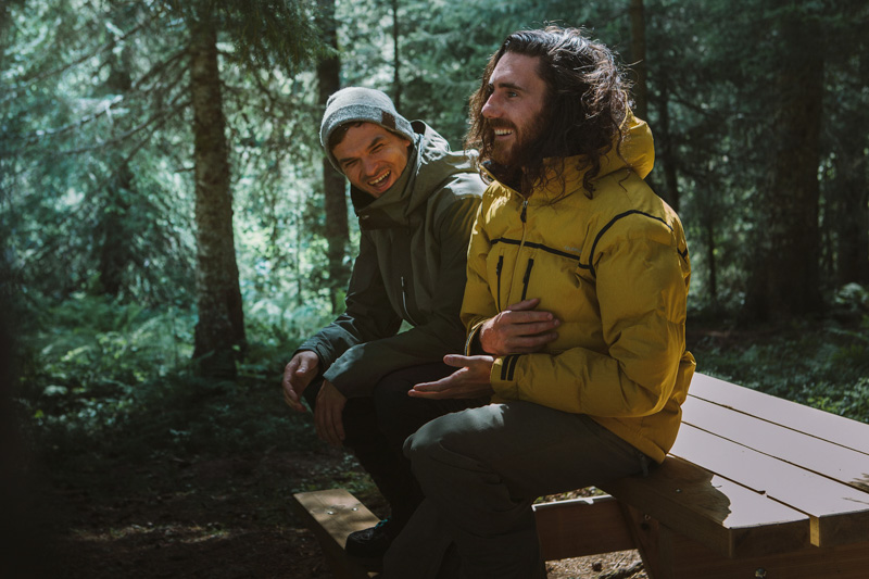 Quiksilver, left to right: Travis Rice Exhibition jacket - 2L Gore-Tex - £420 | Resort pants - Dry Flight 10,000mm - £115 | Pillow Thinsulate Featherless jacket - 15,000mm/15,000g - £290 | State pants - Dry Flight 10,000mm - £100