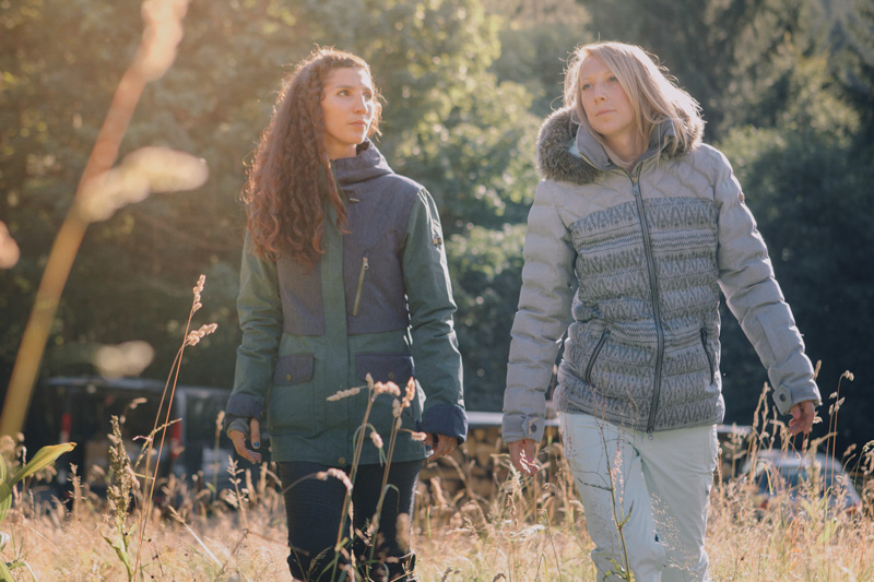 Roxy, Left to right: Tribe jacket - 15,000mm/15,000g - £235 | Torah Bright Whisper pants - Dry Flight 15,000ml - £150 | Quinn jacket - 10,000mm/10,000g - £250 | Rushmore pants - 2L Gore-Tex - £210