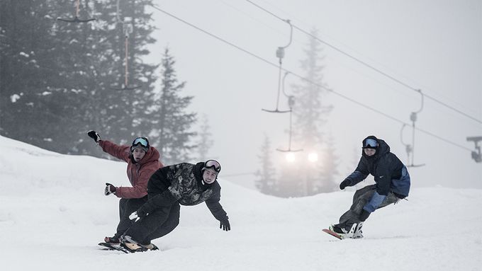 Ståle Sandbech, Brage Richenberg and co know that even turning is fun. Photo: Daniel Teng/Burn King of the North