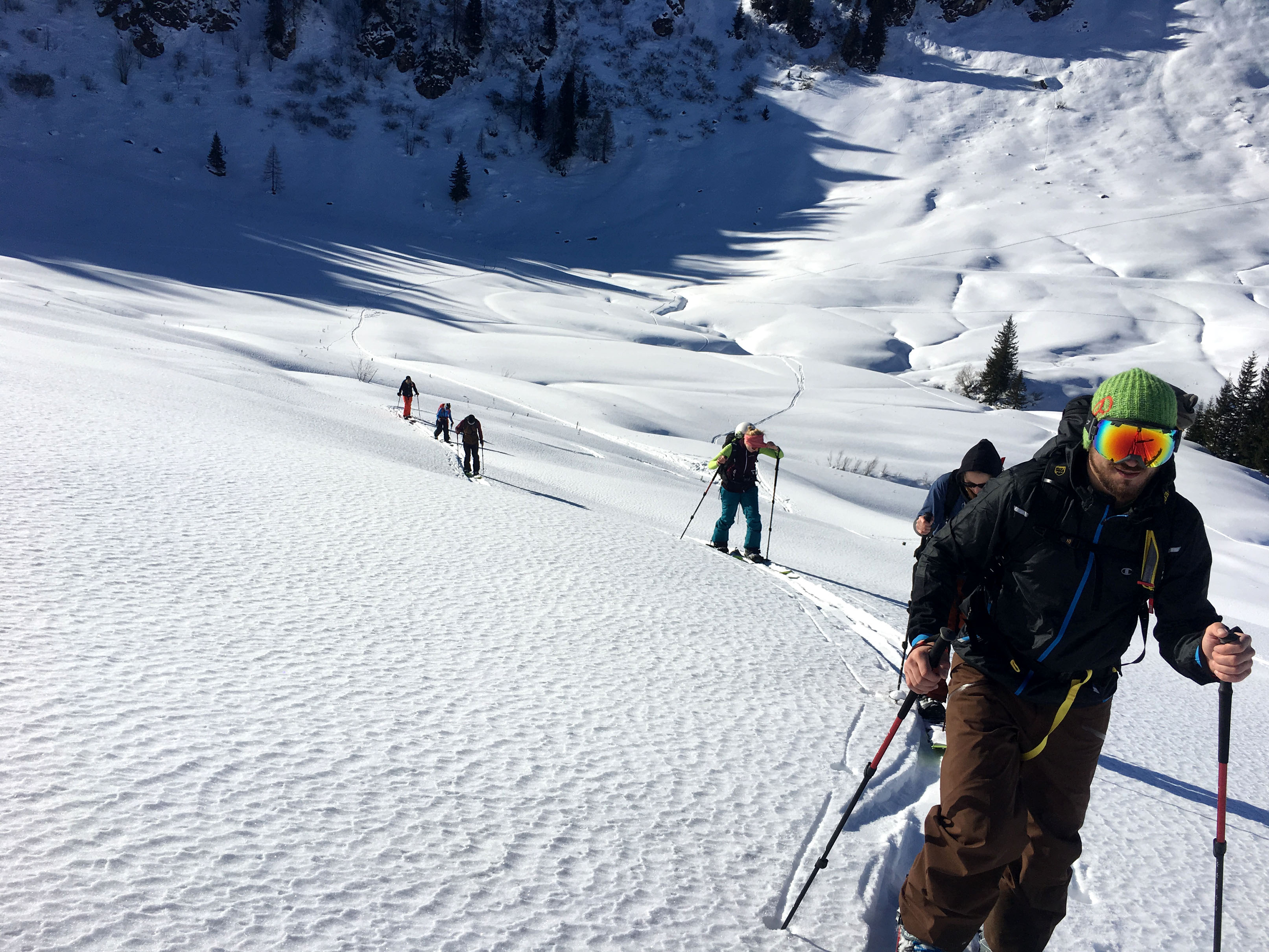 Schritt für Schritt nach oben. Foto: Markus Moser