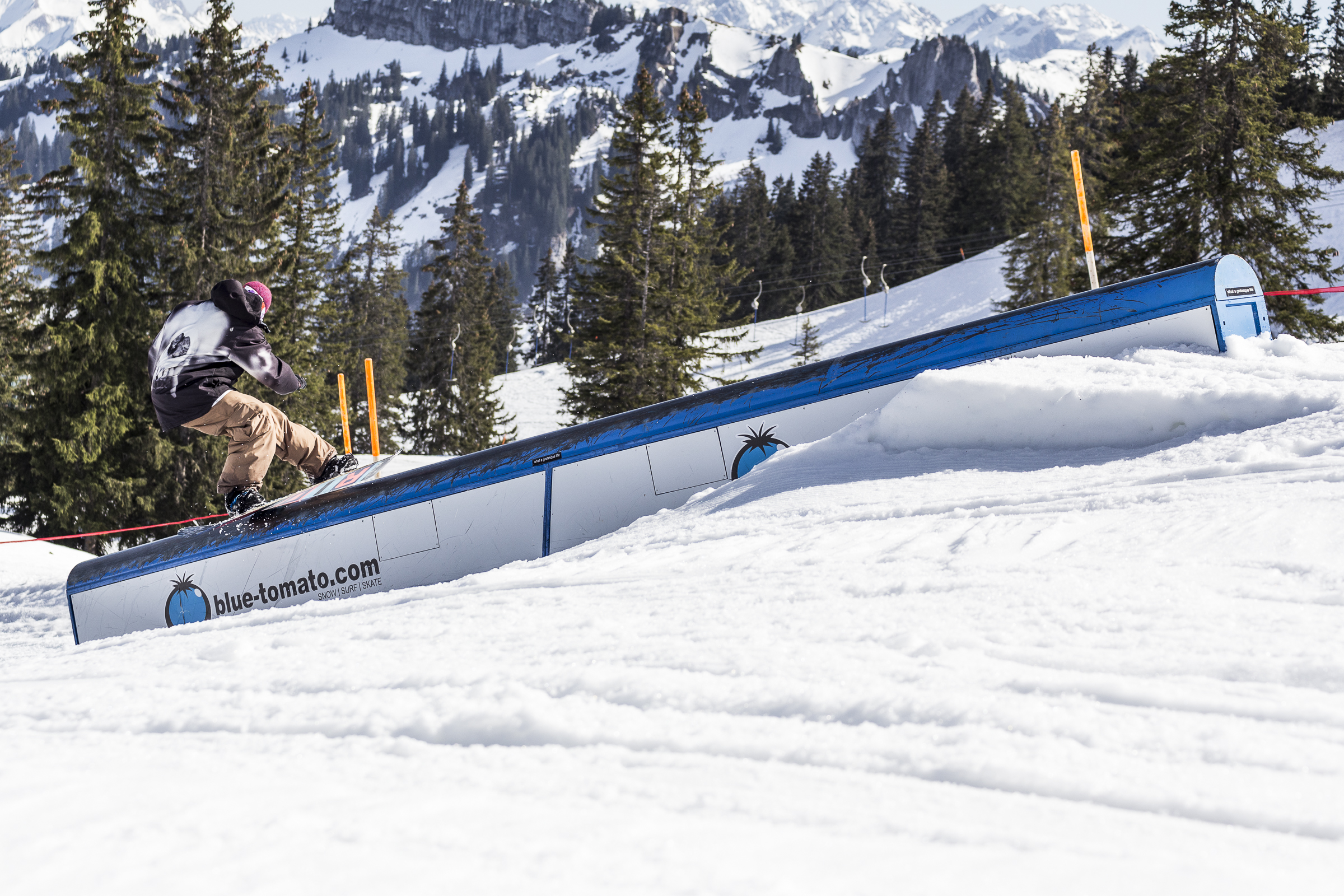 Bobby Rajcsanyi hatte sichtlich Spaß an den Obstacles. Foto: Anton Gruslak