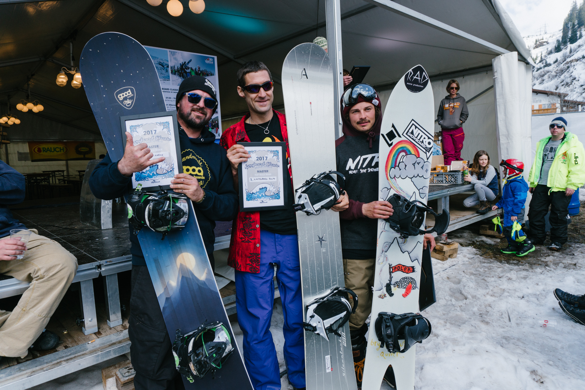 Podium Masters Men: 1. Ralph Castelberg (CH) 2. Marco Seitner (AT) 3. Jannick Jungo (CH)