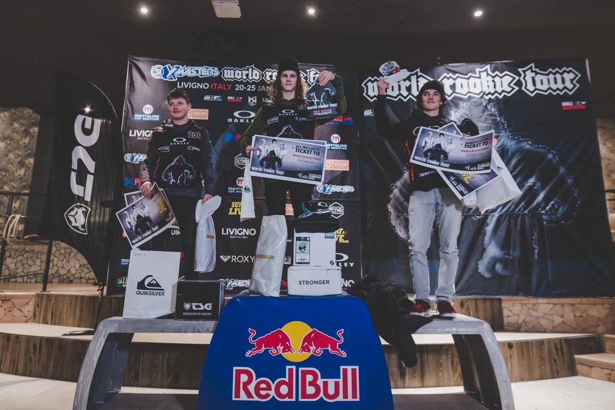 Podium Rookie Boys: 1. Baldur Vilhelmsson (ISL) 2. Nick Punter (SUI) 3. Noah Vicktor (GER)