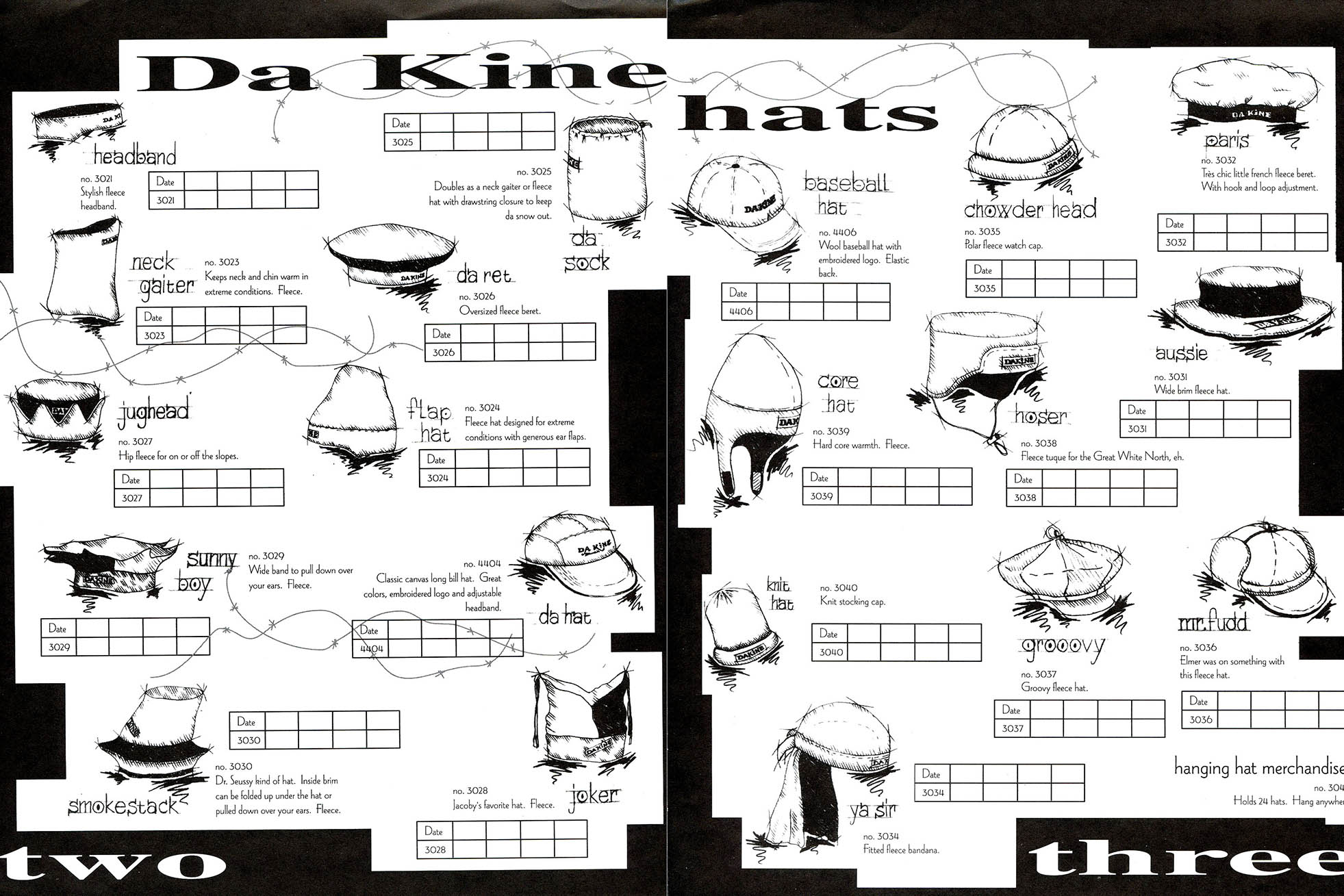 Die Dakine Fleece-Mützen waren der absolute Verkaufsschlager.