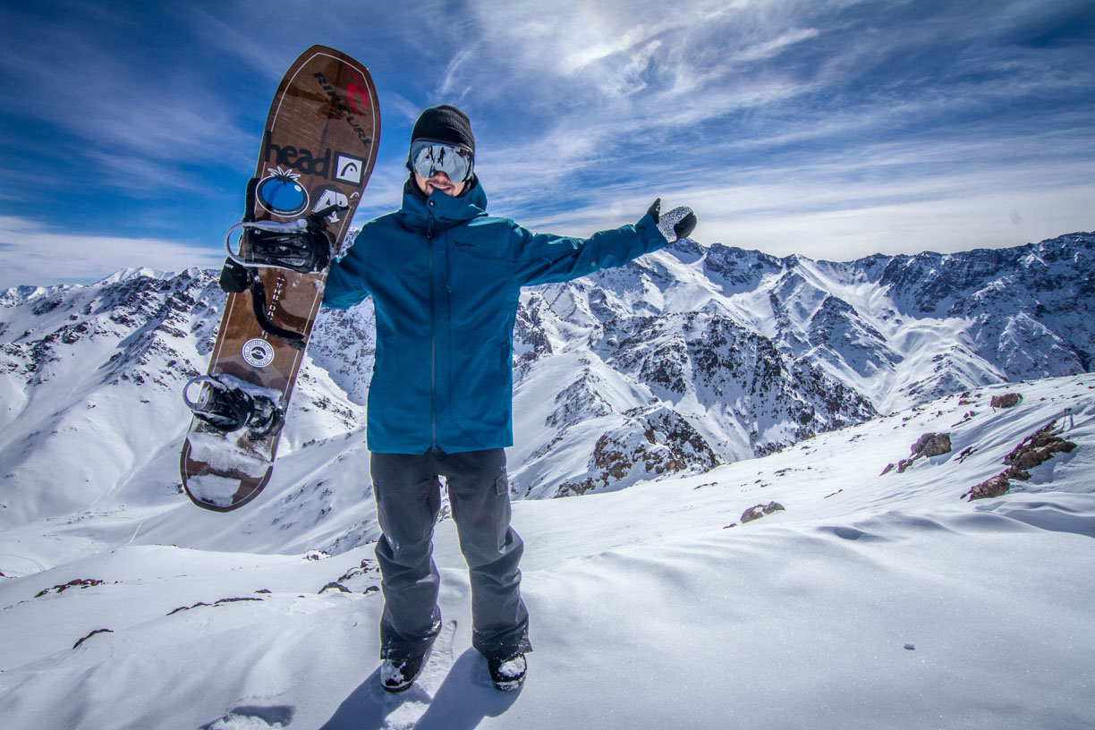 Mathias Weissenbacher enjoying the view. Pic: Bálint Hambalkó