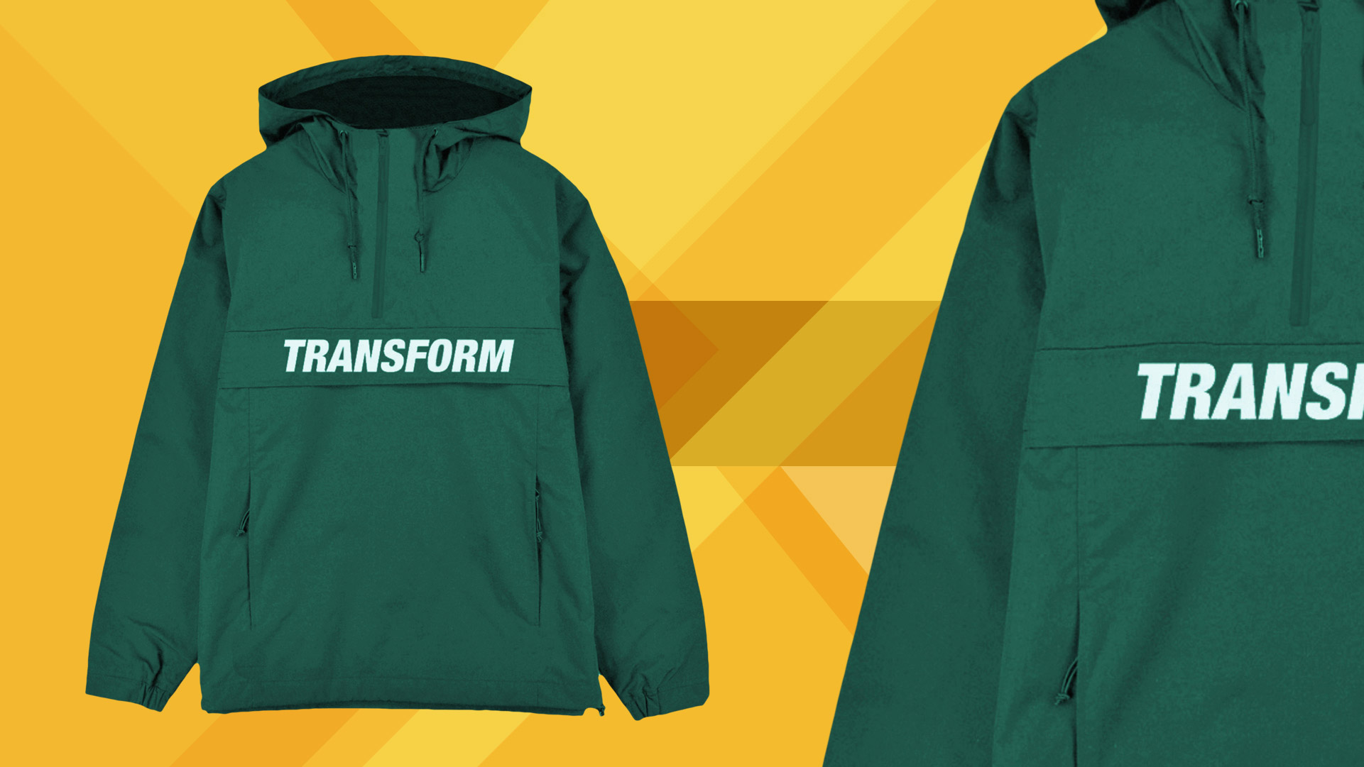 Transform The Fast Text Windbreaker, Test, Buyer