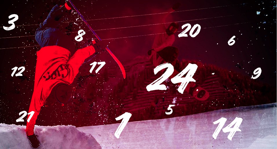 icon Adventskalender, Snowboard, MBM, Advent, Gewinne, Weihnachten