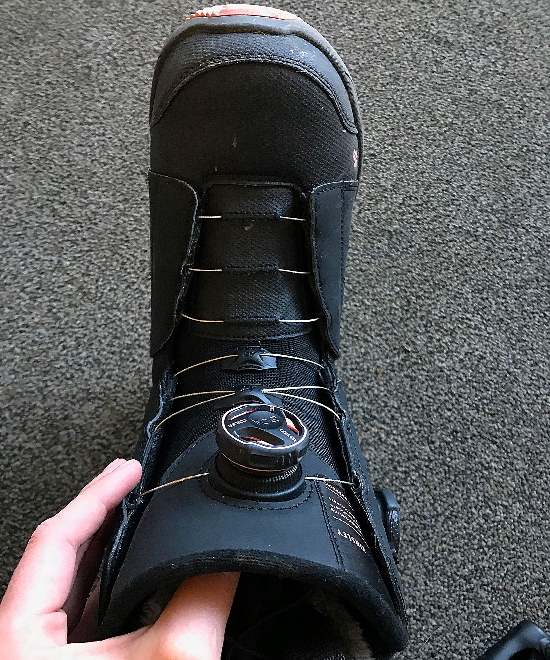 Snowboard, vorbereiten, prepare, material, equipment, check, Boots, Snowboardboots