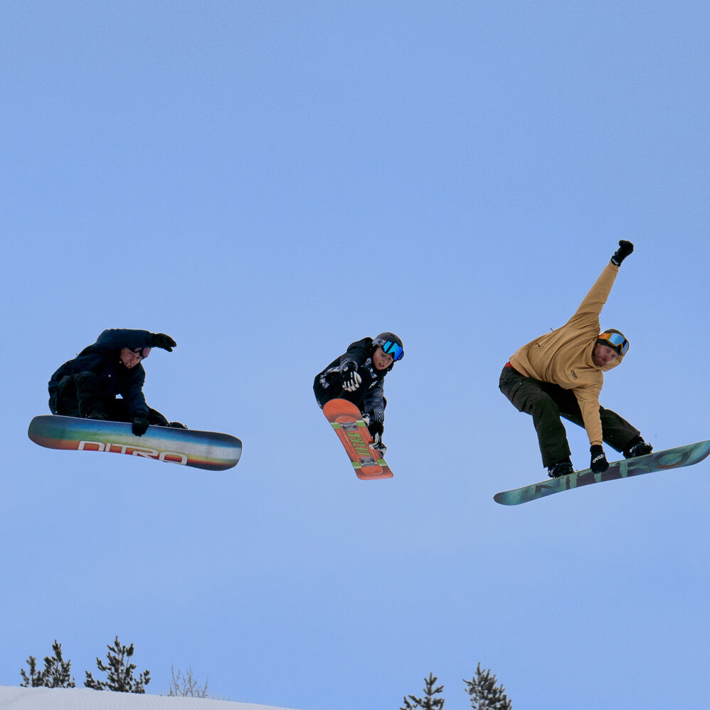 Fabien, Jeremy und Eero.