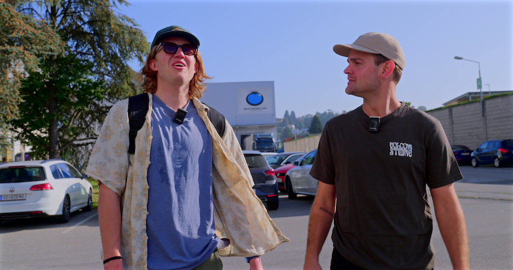 Inside Blue Tomato Warehouse