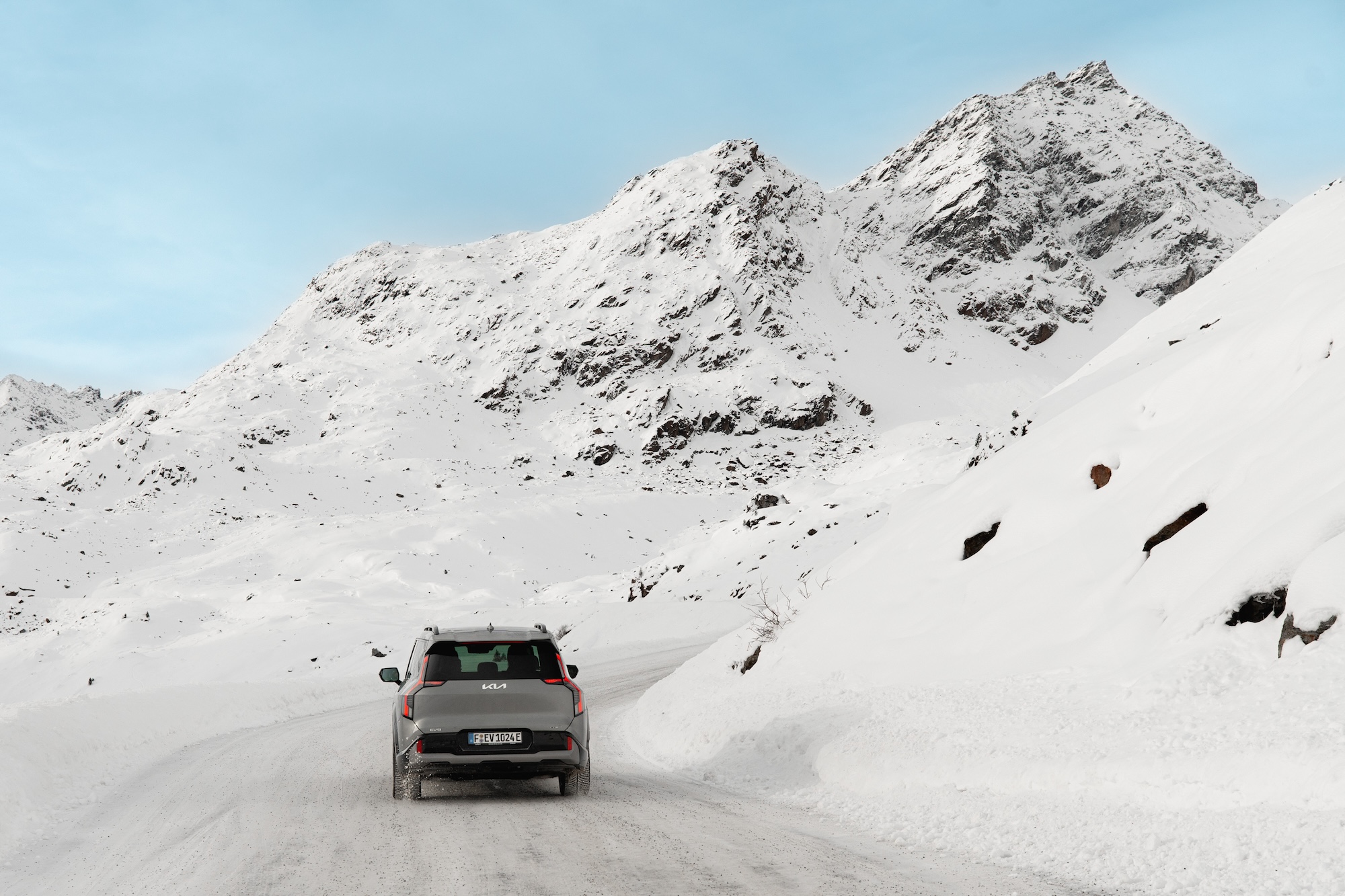Kia EV9 Skijöring