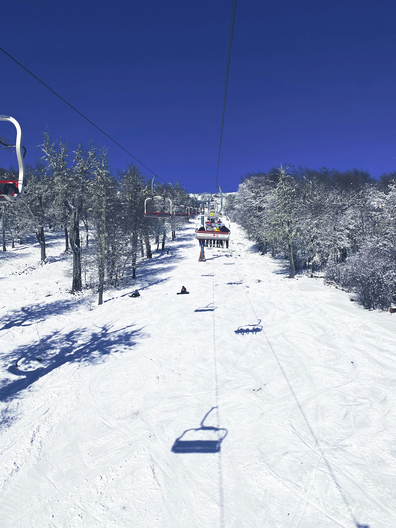 Snowboarden in Argentinien
