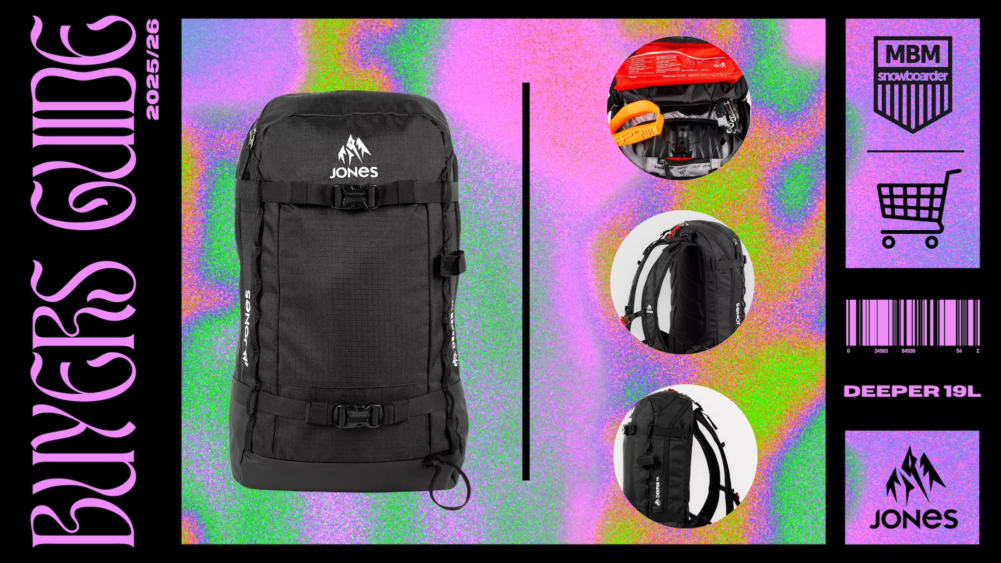 Jones Snowboards Deeper 19L Rucksack