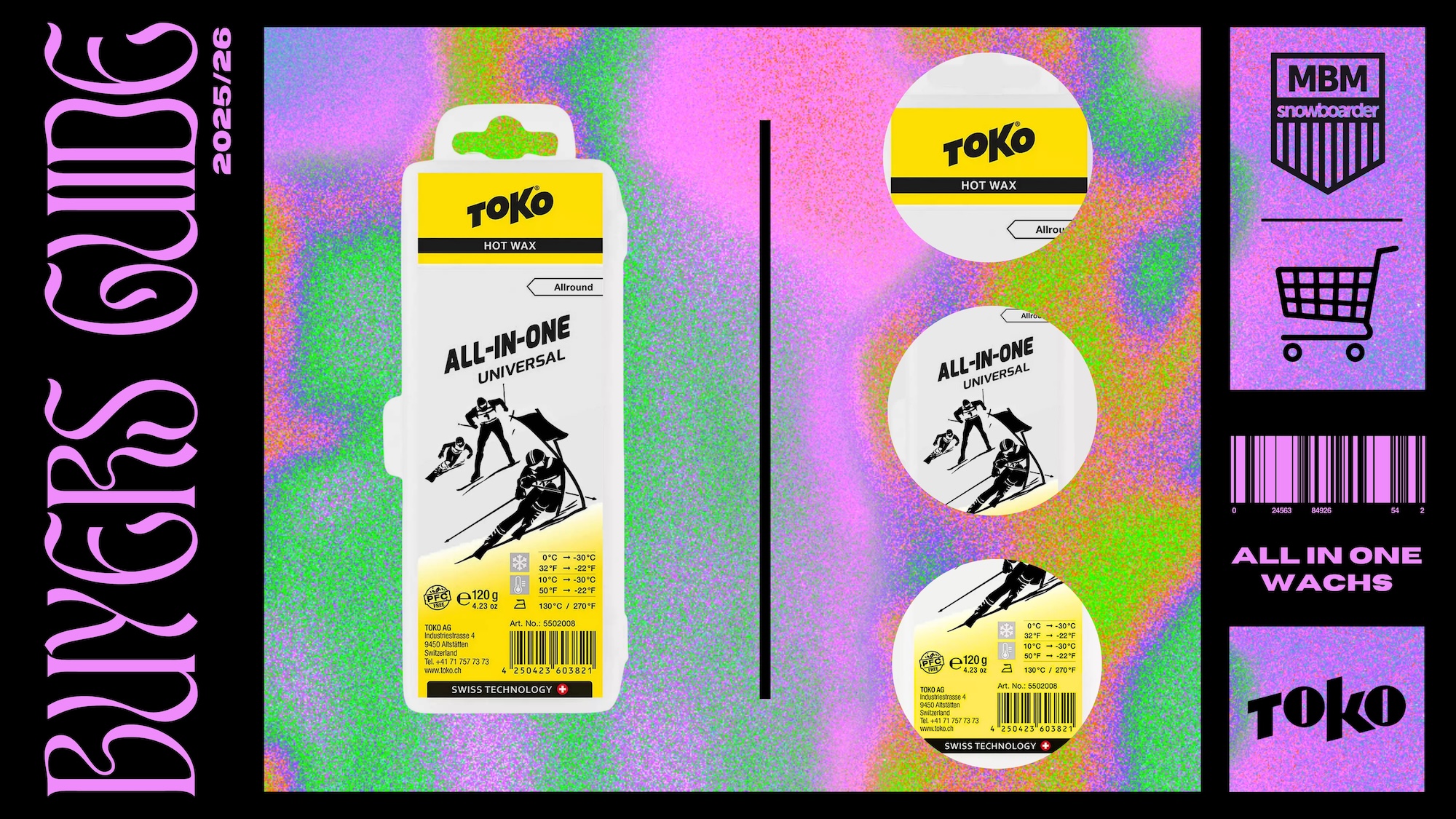 Toko All In One uni 0°C /-30°C 120g Wachs