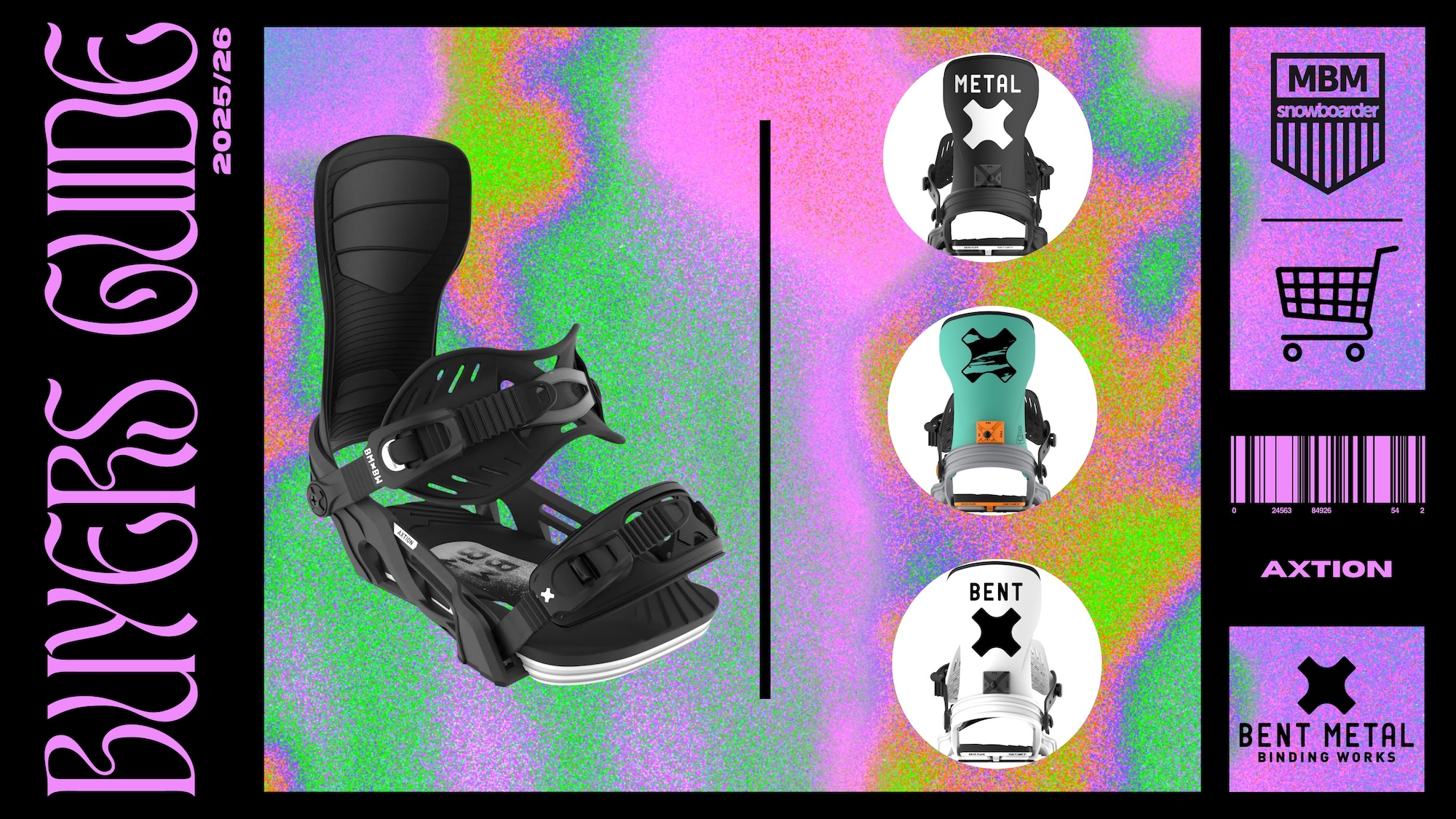 Bent Metal Axtion 2026 Snowboard-Bindung