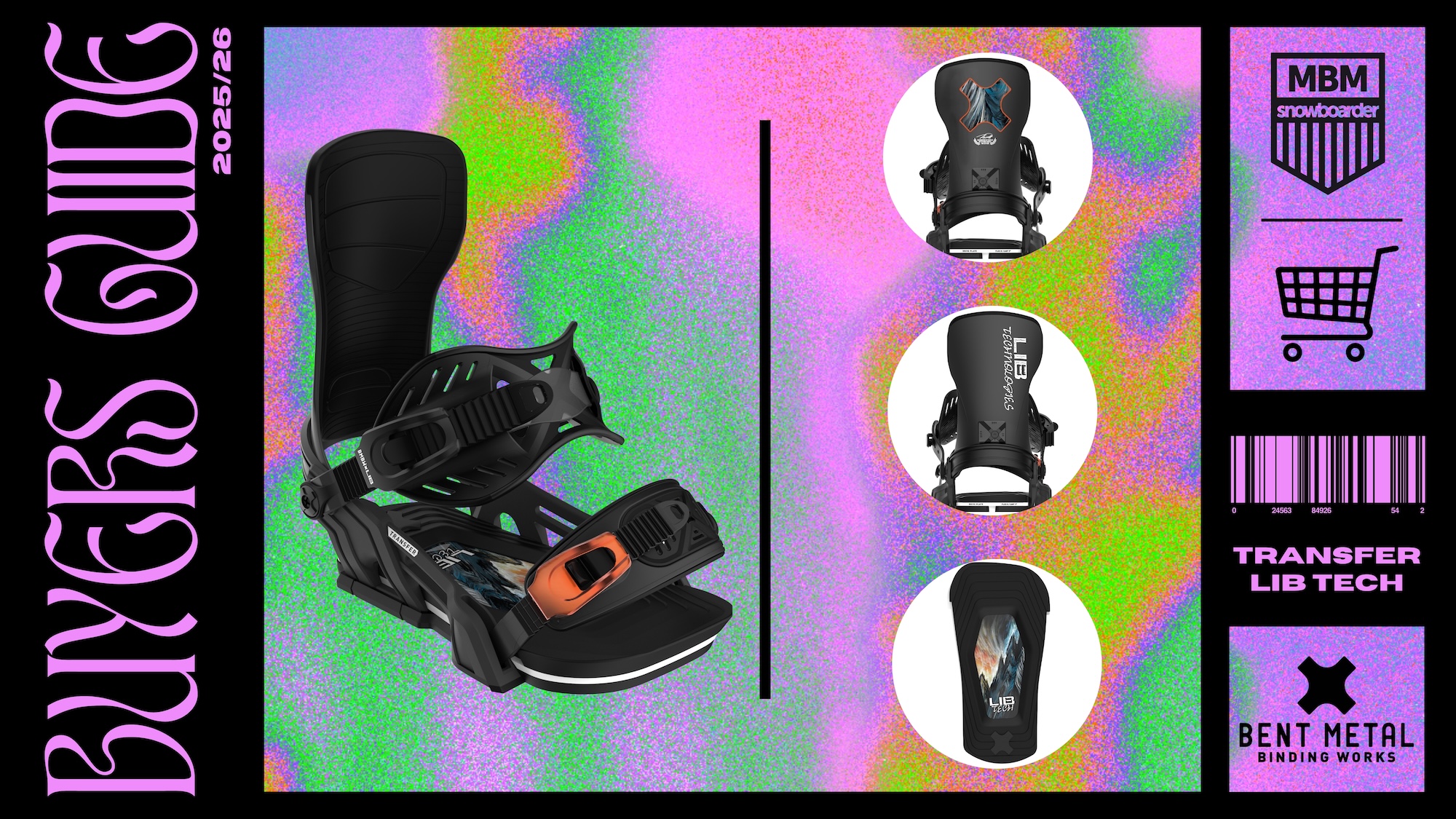 Die Bent Metal Transfer 2026 steht für maximale All-Mountain-Performance mit einem klaren Fokus auf Kontrolle, Stabilität und Reaktionsfreude. Vom Backcountry über die Piste bis in den Park liefert sie präzises Feedback und ein direktes Boardgefühl – perfekt für Rider, die in jedem Terrain dominieren wollen. Getestet und bewährt vom Bent Metal Team – von der East Coast bis zu den steilsten Lines in Alaska. Der Power Polymer Highback bietet einen ausgewogenen Mix aus Response und Flex (7/10) und sorgt für volle Kontrolle bei Carves, Sprüngen und harten Landungen. Die ergonomische Form garantiert eine natürliche Bewegung, während der Medium Flex ein verspieltes, aber reaktionsfreudiges Handling ermöglicht. Die Magnesium Fiber Drive Plate ist das Herzstück der Transfer. Ihr mehrschichtiger Aufbau arbeitet wie ein Snowboard im Miniaturformat – sie absorbiert Vibrationen, maximiert Energieübertragung und liefert einen präzisen, kontrollierten Ride. Mit einem Flex-Rating von 8/10 gehört sie zu den reaktionsstärksten Bindungen der BMBW Line. Das Canted Footbed mit integriertem Heel Shock Pad sorgt für natürliche Beinstellung, perfekte Balance und spürbare Dämpfung bei harten Landungen. Die Straps sind auf ganztägigen Komfort und sicheren Halt ausgelegt: Der Dual Band Ankle Strap (Medium) bietet gleichmäßigen Druck und flexiblen Support für lange Runs, während der Grip Form Toe Strap deinen Boot sicher umschließt und optimale Kraftübertragung garantiert. Das Two-Piece Chassis mit Mini Pivot Disk (kompatibel mit 2x4 & Channel) hält das Gesamtgewicht niedrig und ermöglicht dir mehr natürlichen Boardflex – für ein geschmeidiges, präzises Fahrgefühl auf jedem Untergrund. Die Bent Metal Transfer 2026 vereint Präzision, Performance und Vielseitigkeit – gebaut für Rider, die ihr Riding in jedem Terrain auf das nächste Level heben wollen. Features: Bent Metal Transfer 2026 Snowboard-Bindung