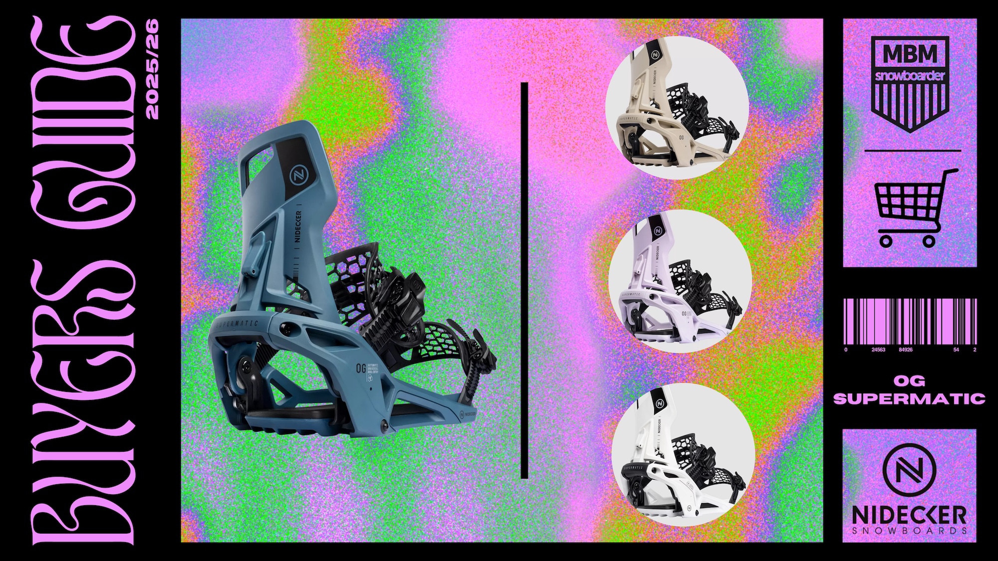 Nidecker OG Supermatic 2026 Snowboard-Bindung