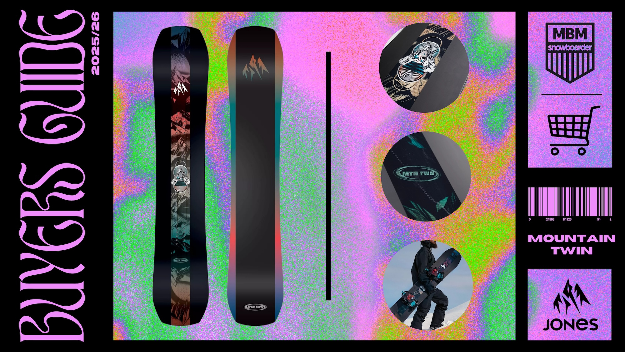 Jones Snowboards Mountain Twin 2026 Snowboard