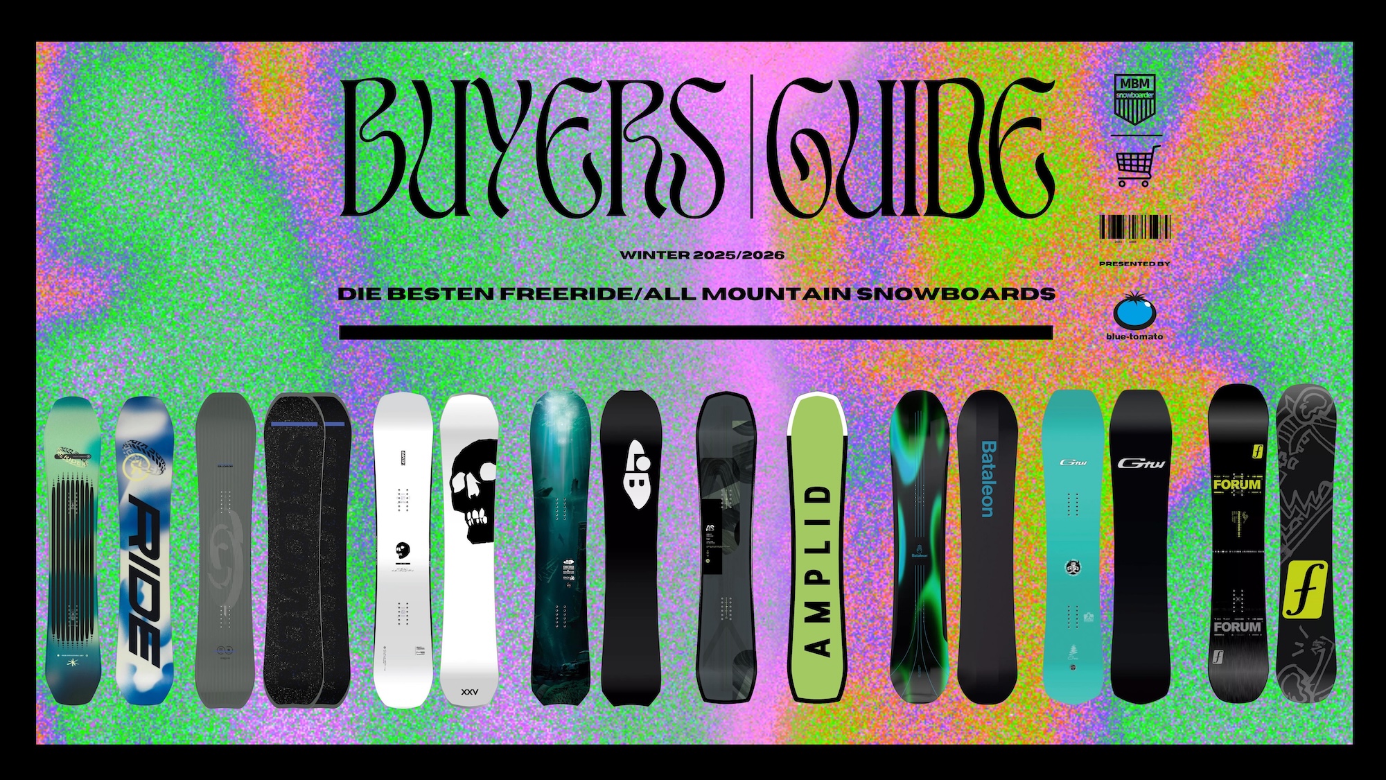 Die besten Freeride Snowboards der Saison 25/26