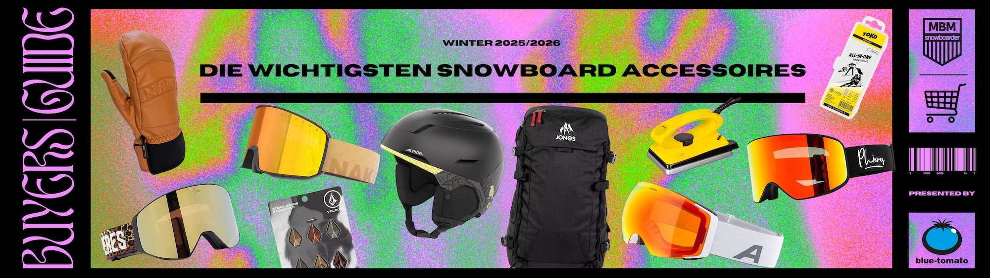 Die wichtigsten Snowboard-Accessoires der Saison 25/26