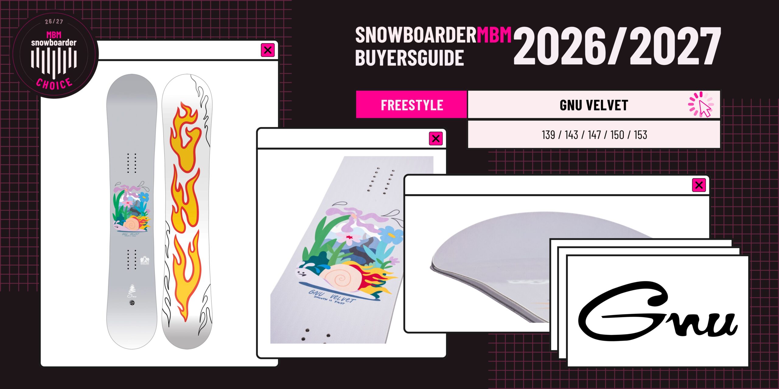 GNU Velvet Snowboard 2026/2027