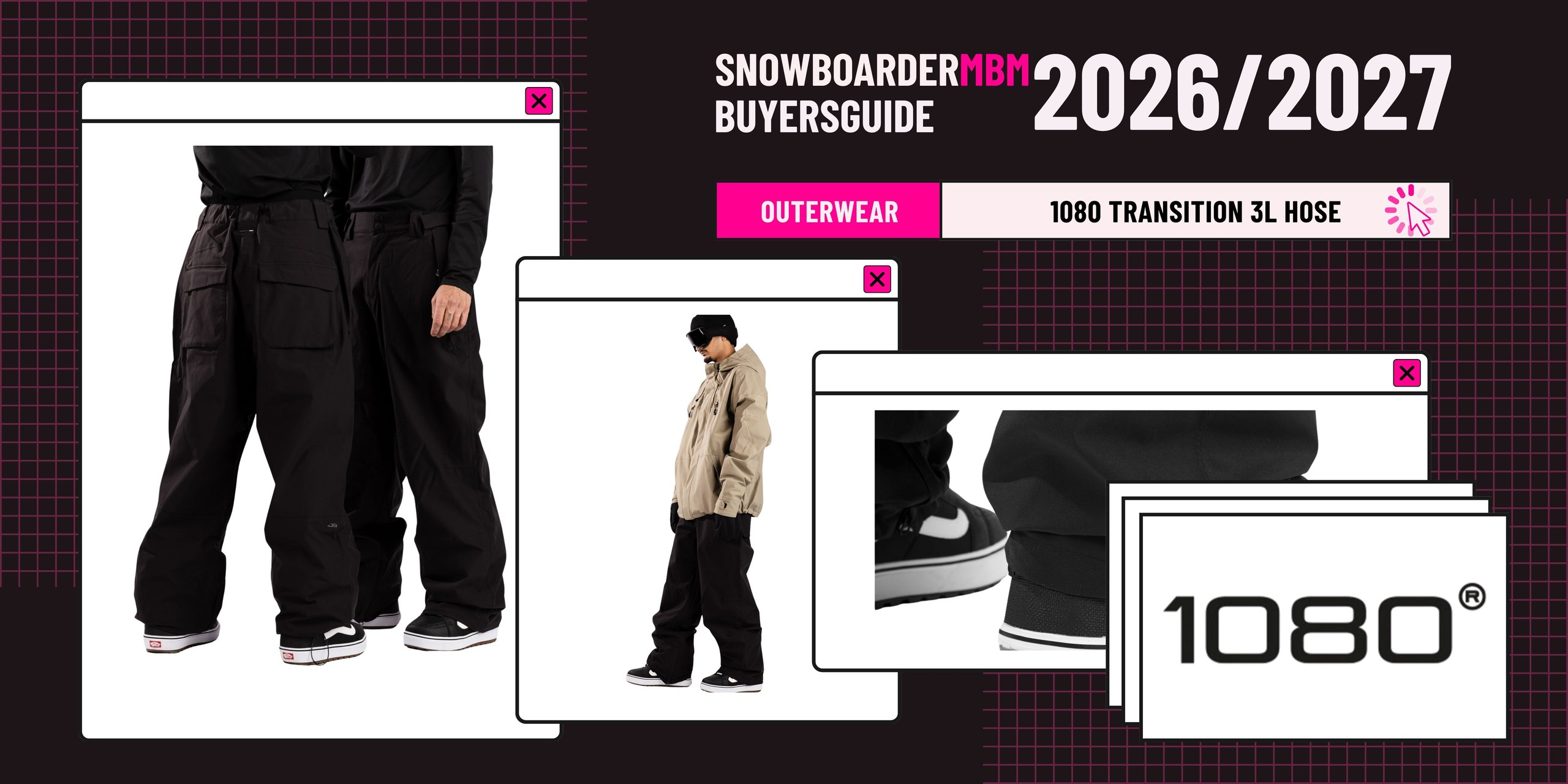 1080 Transition 3L Hose Snowboard Outerwear 2026/2027