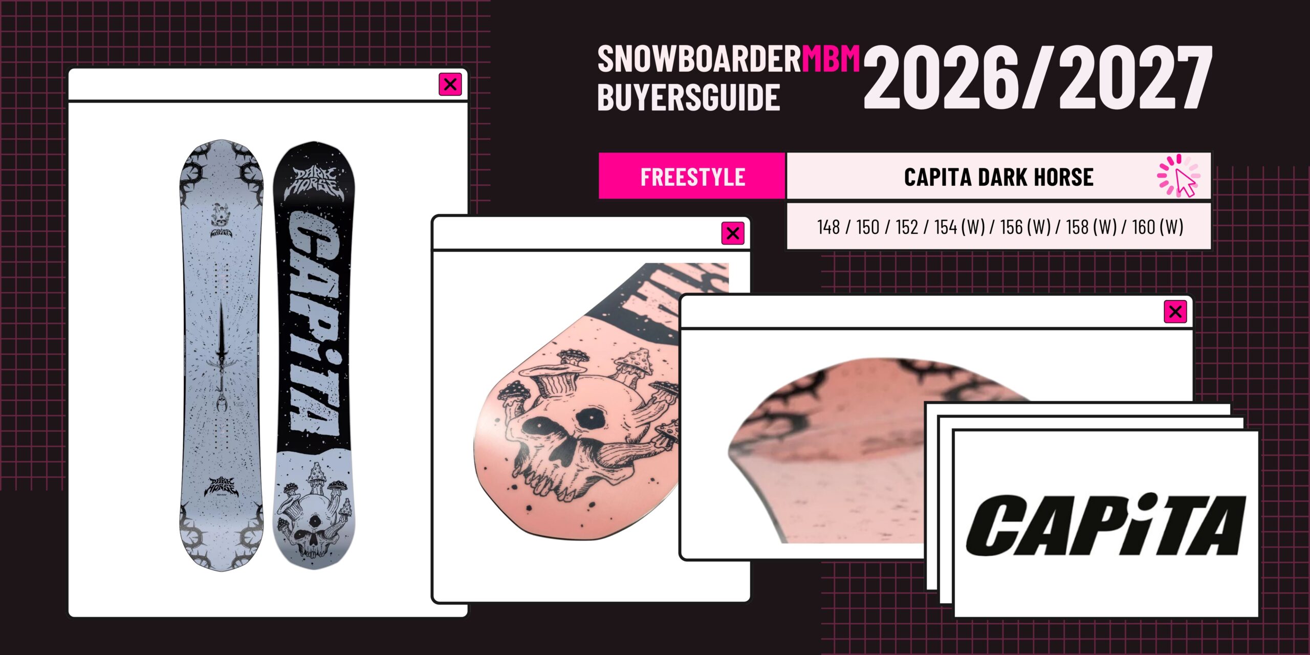 CAPiTA Dark Horse Snowboard 2026/2027