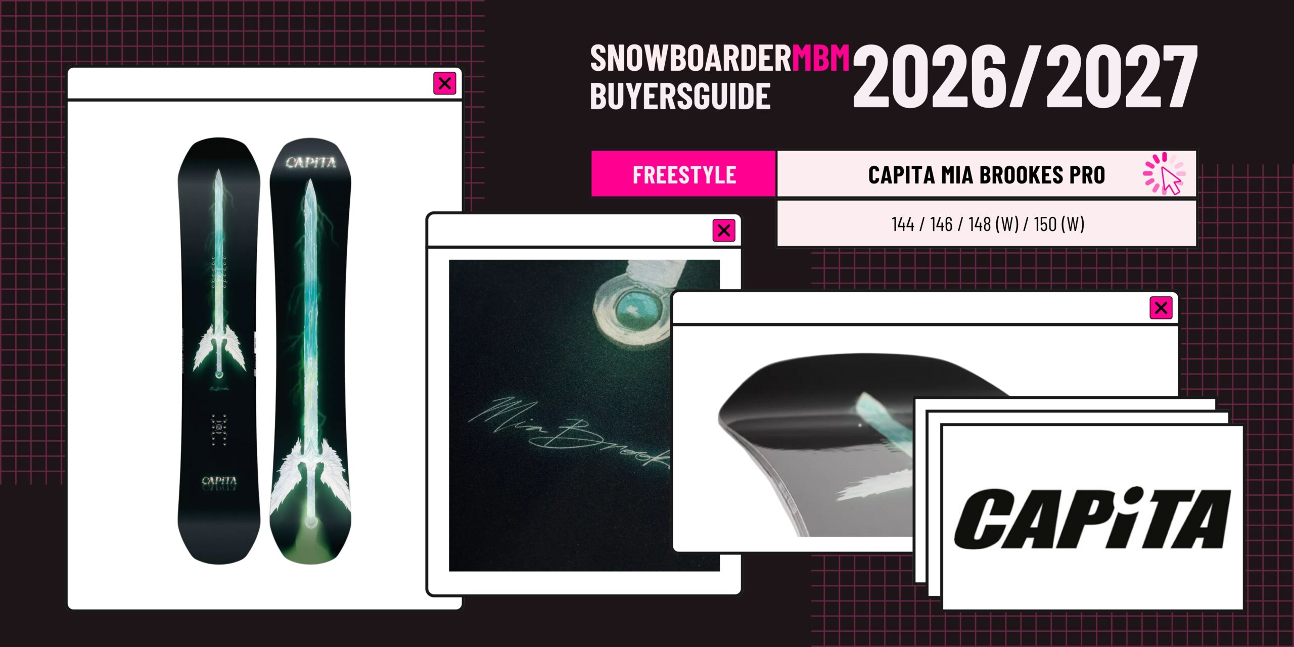 CAPiTA Mia Brookes Pro Snowboard 2026/2027