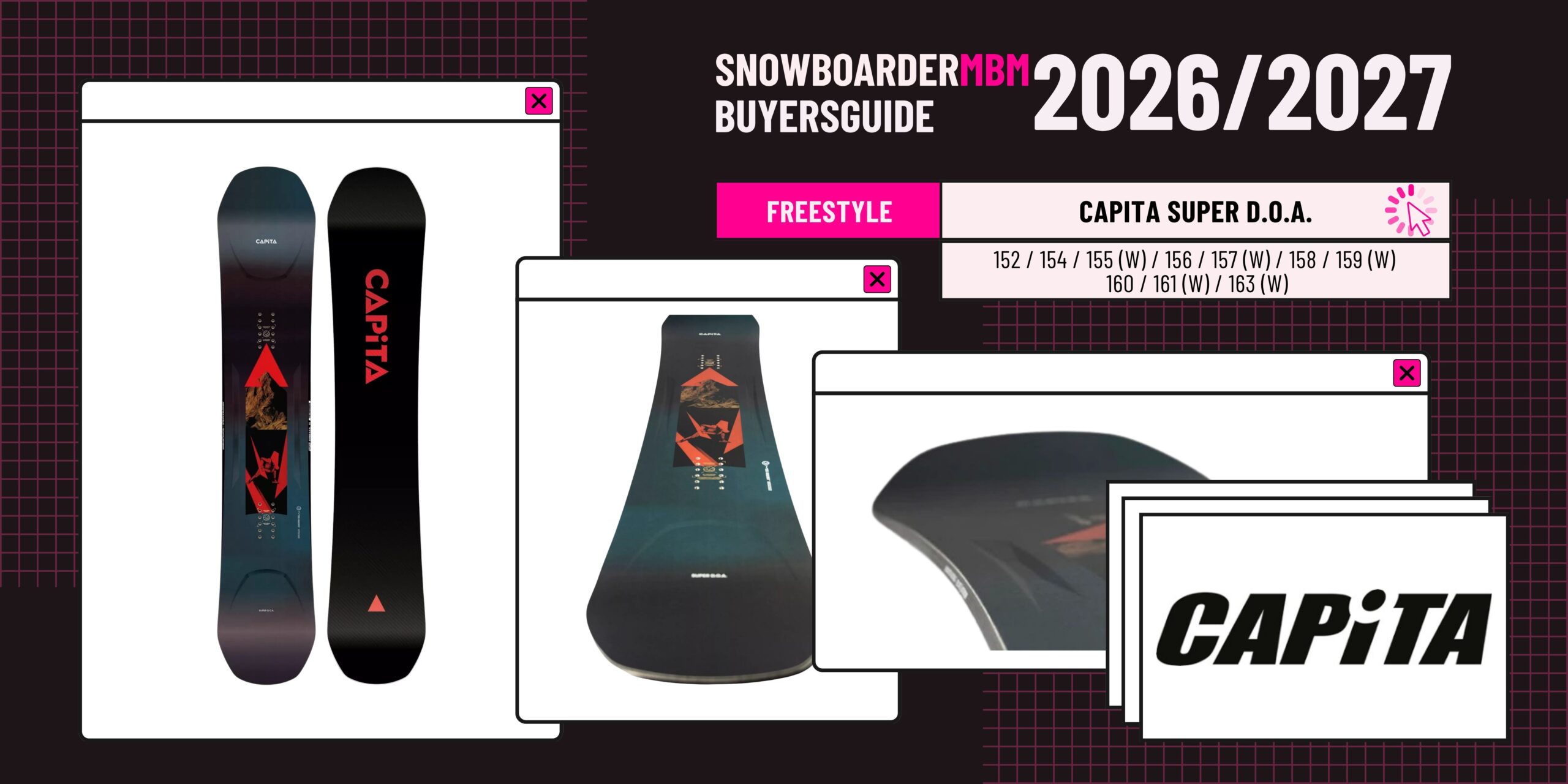 CAPiTA Super D.O.A. Snowboard 2026/2027