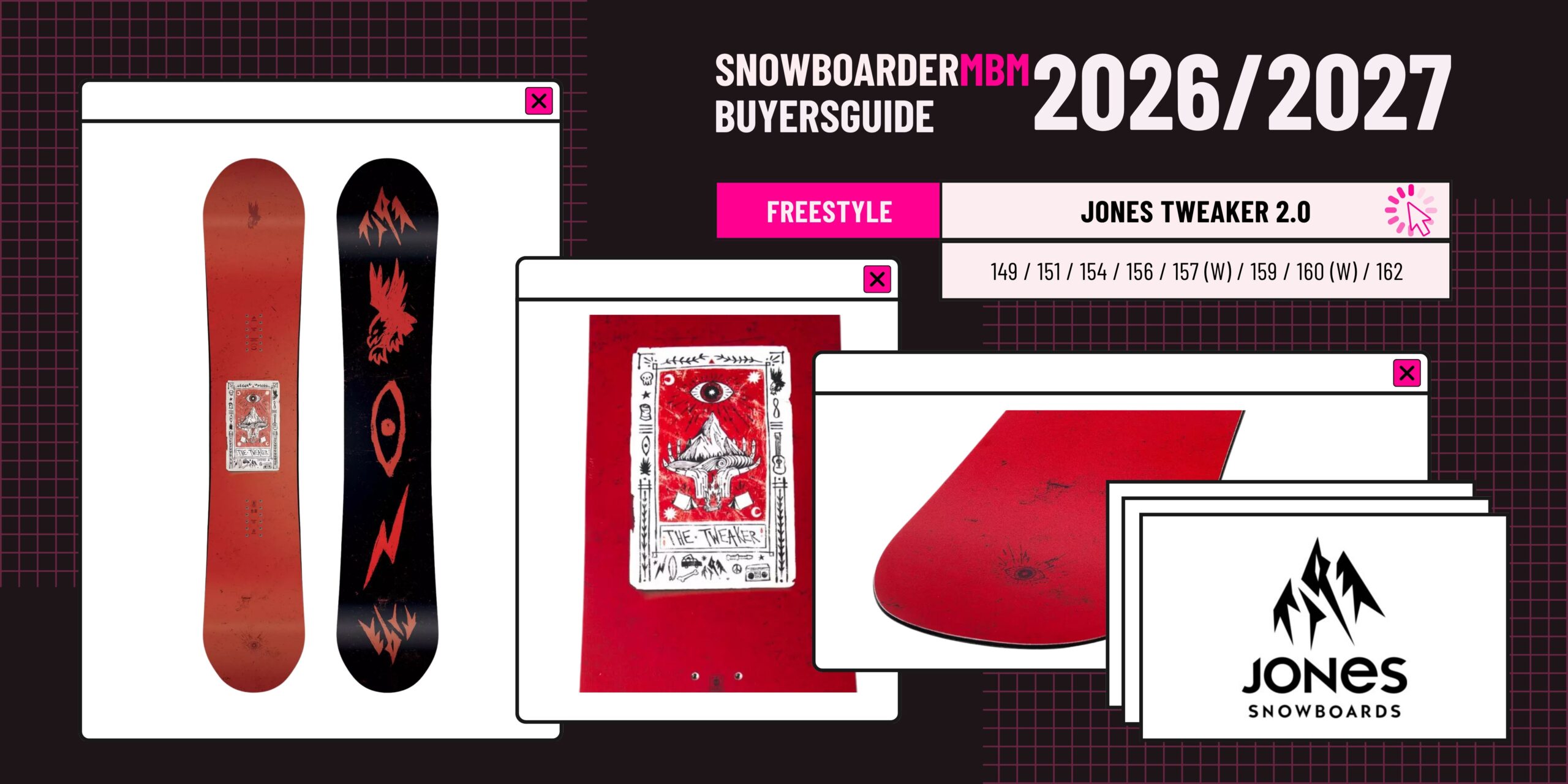 Jones Tweaker 2.0 Snowboard 2026/2027