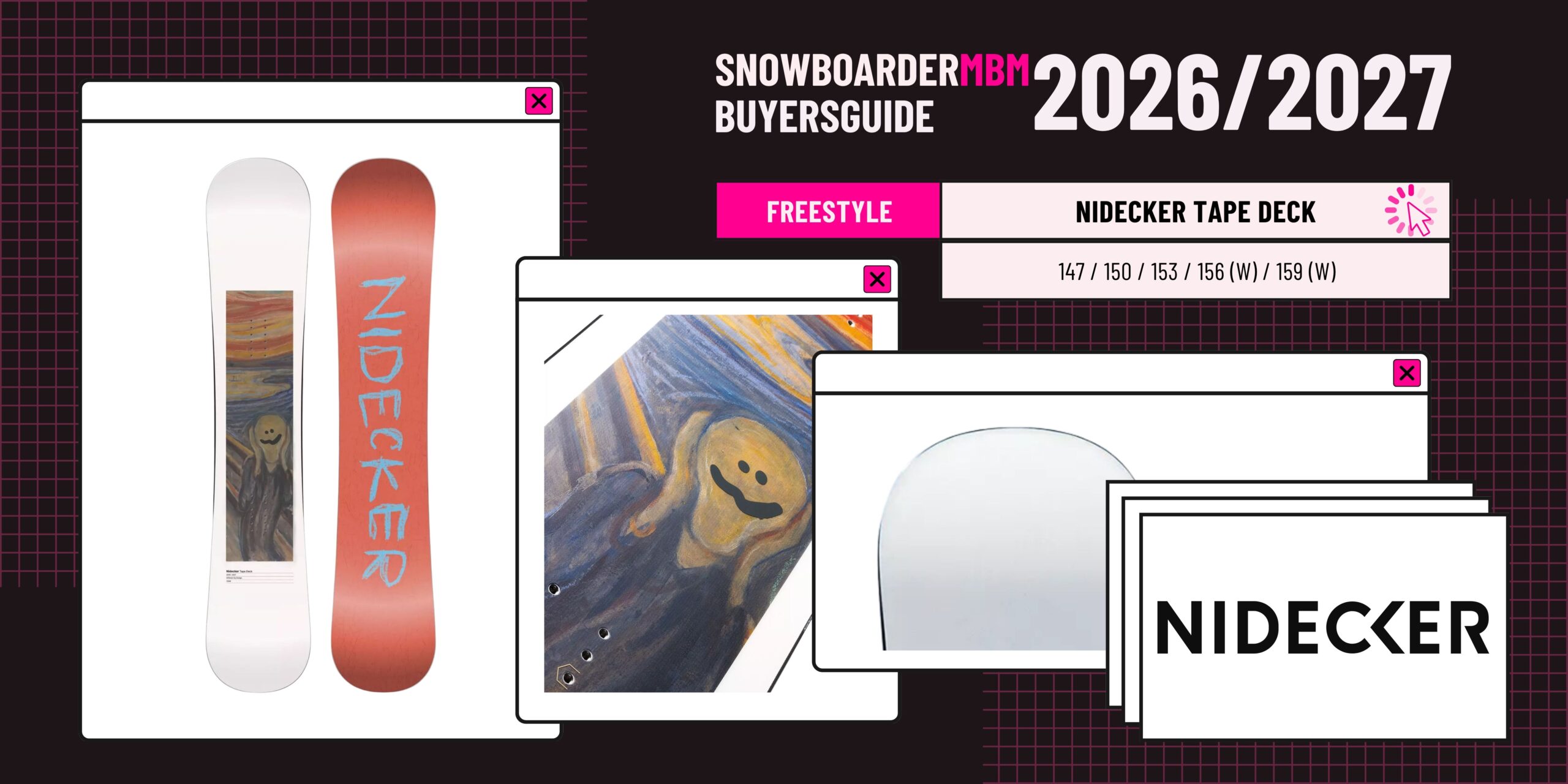 Nidecker Tape Deck Snowboard 2026/2027