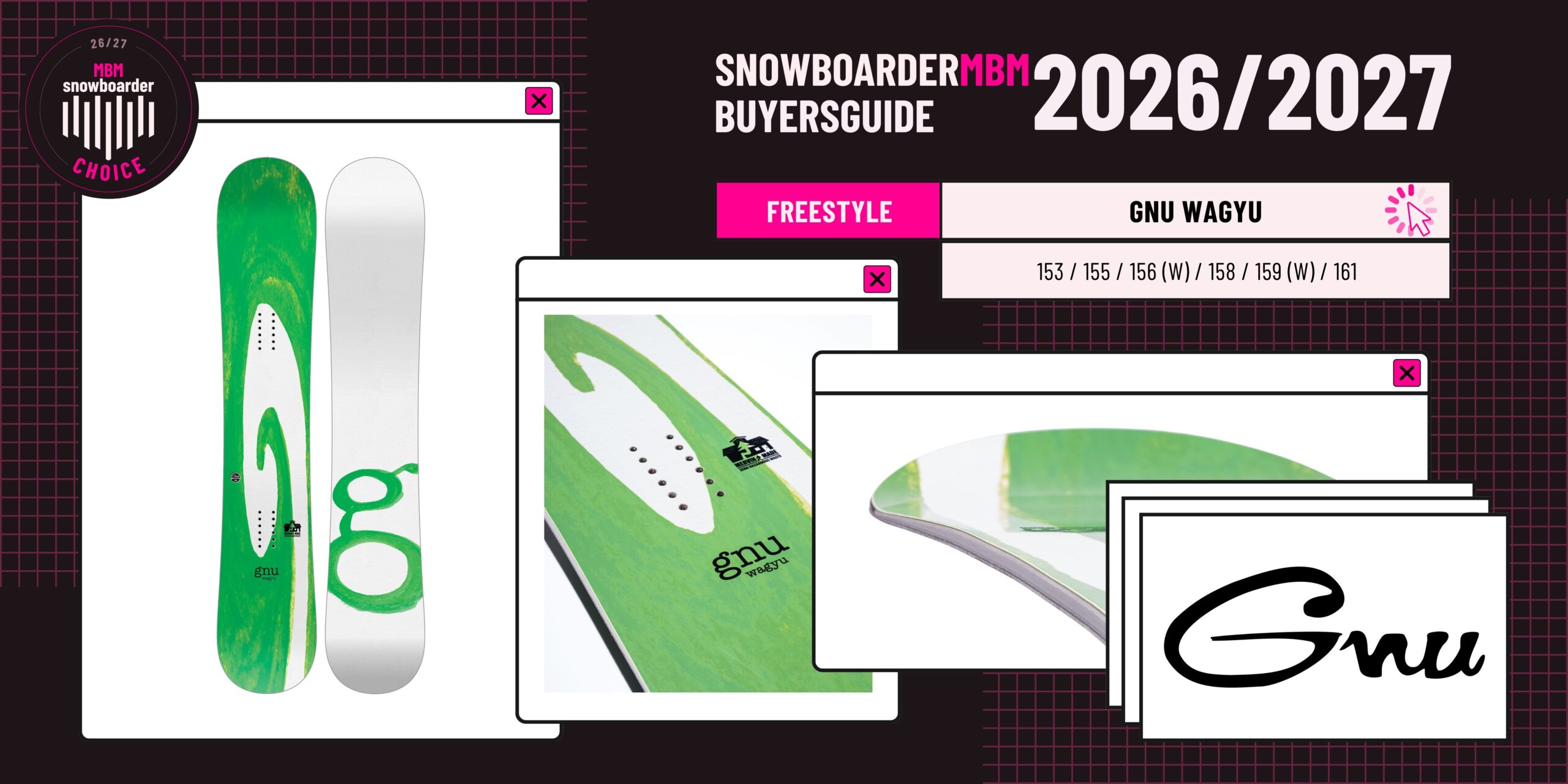 GNU Wagyu Snowboard 2026/2027