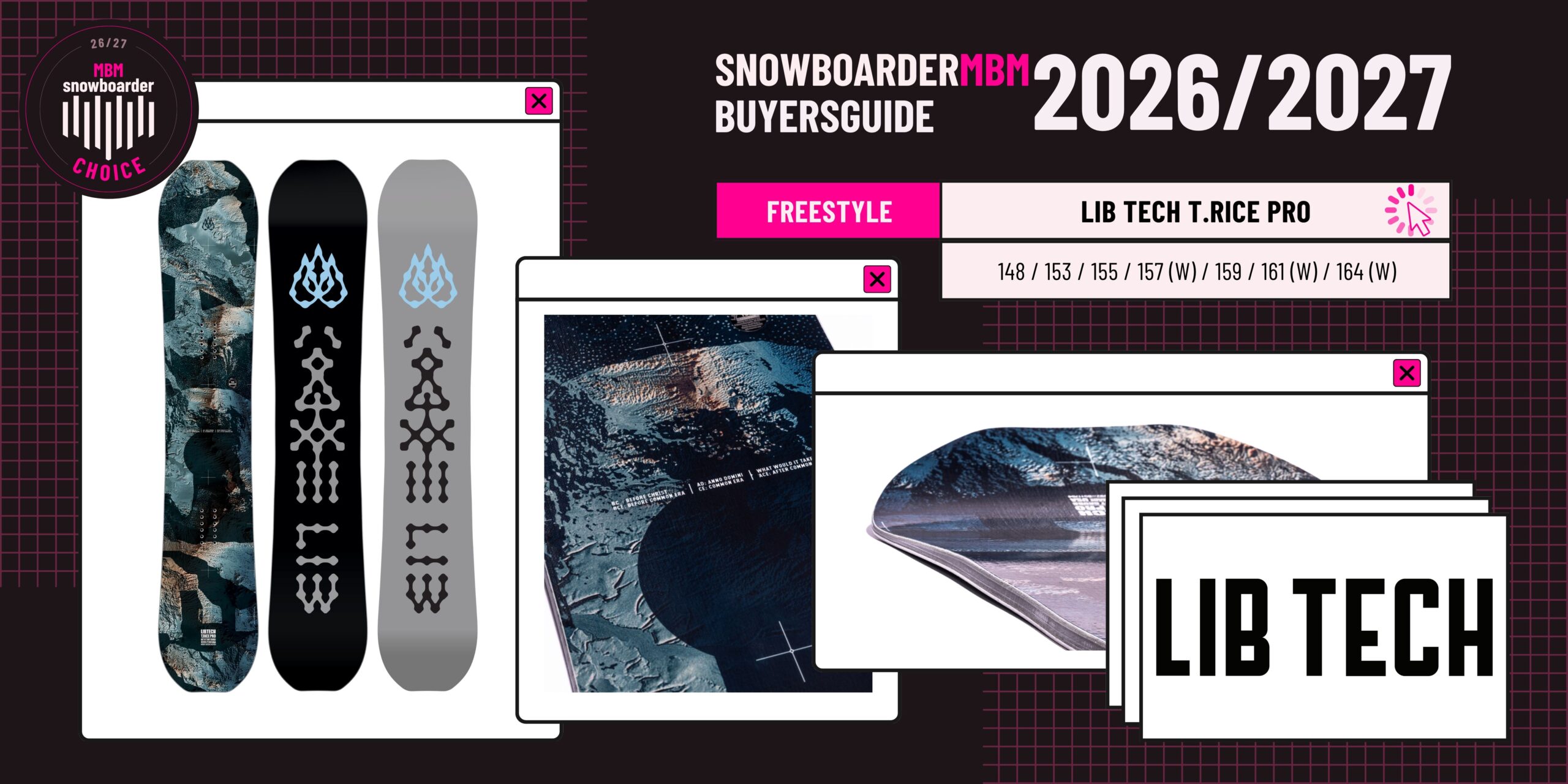 Lib Tech T.Rice Pro Snowboard 2026/2027