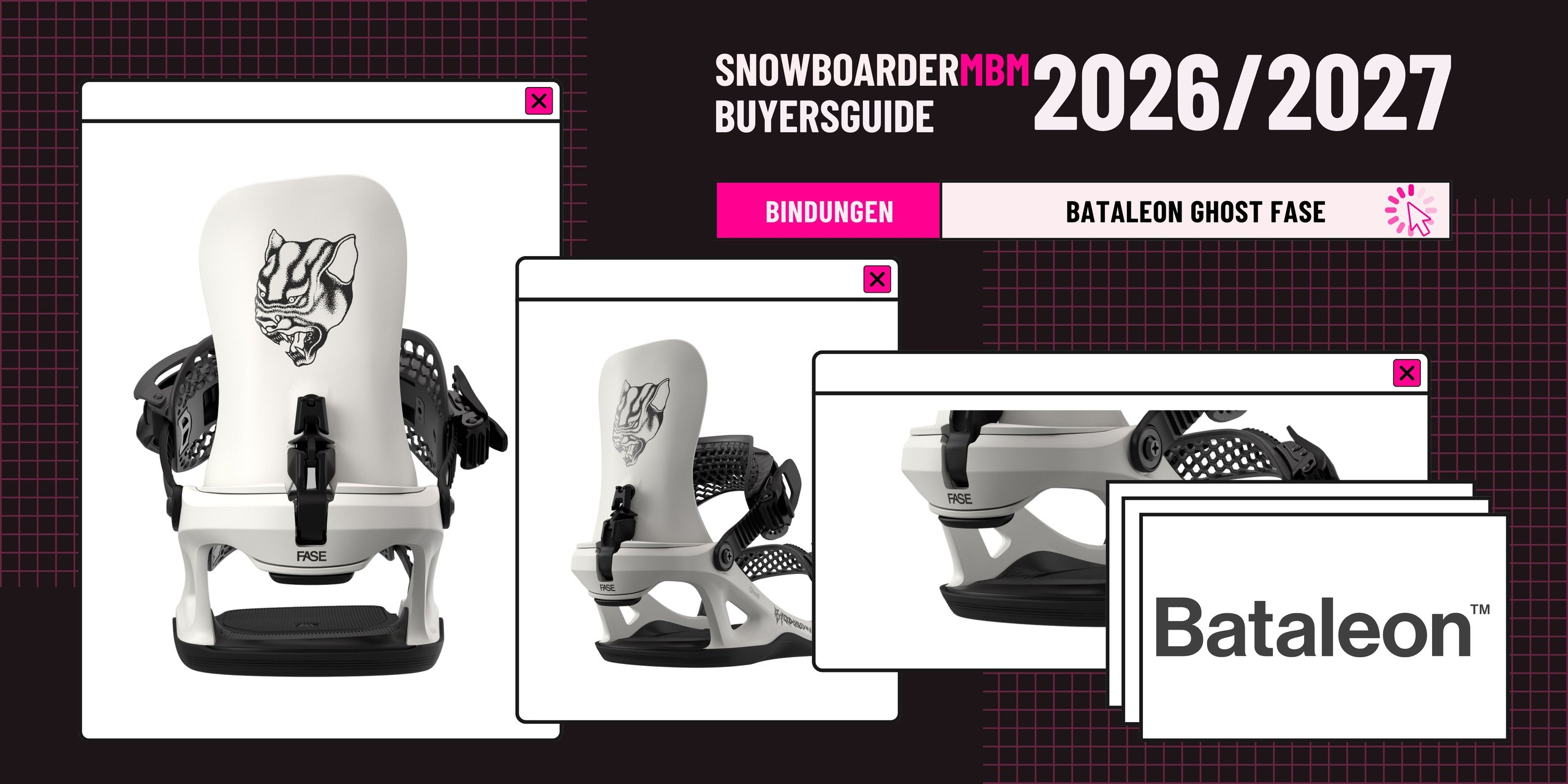 Bataleon Ghost FASE Snowboard-Bindung 2026/2027