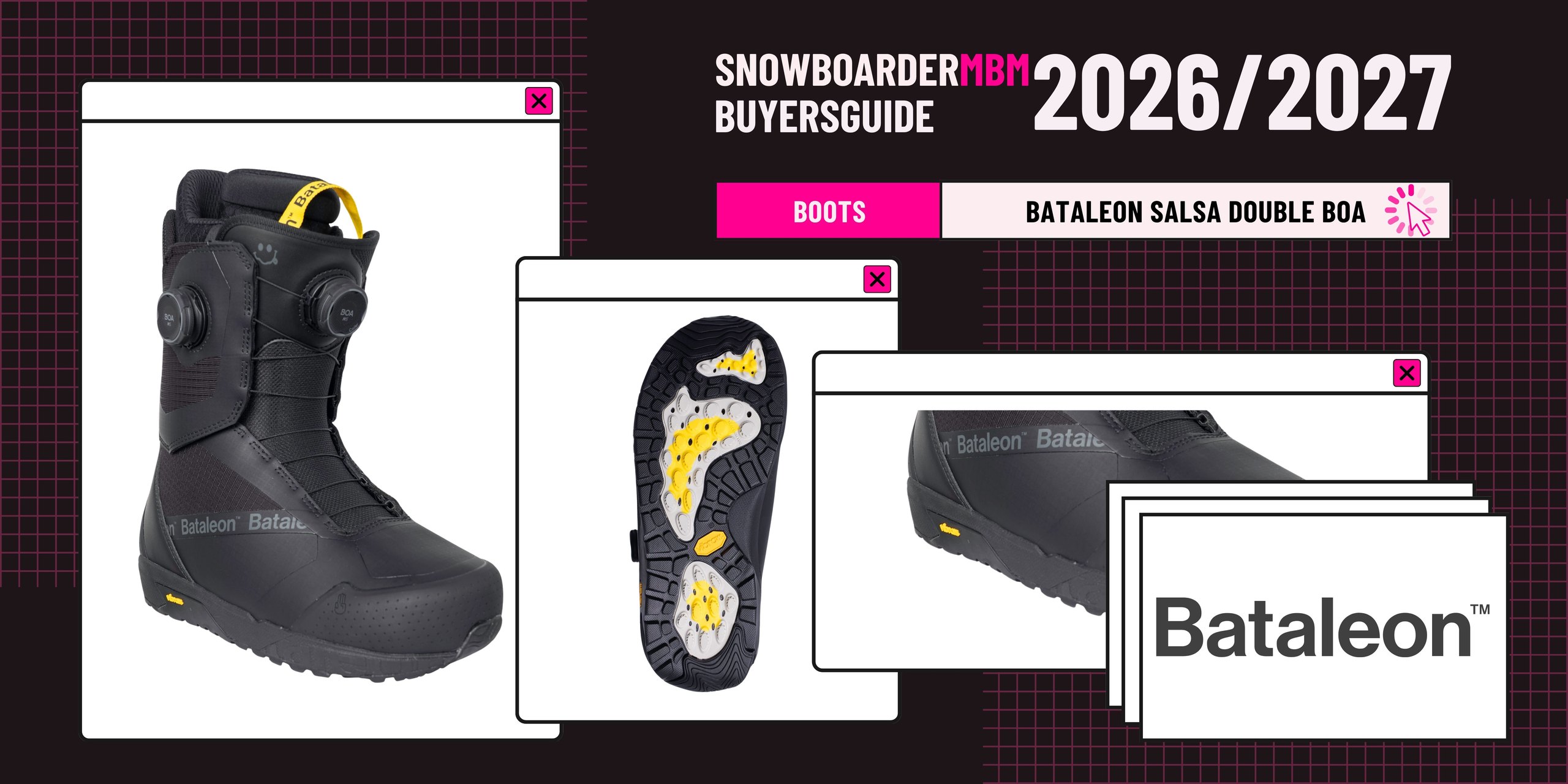 Bataleon Salsa Double BOA Snowboard Boots 2026/2027
