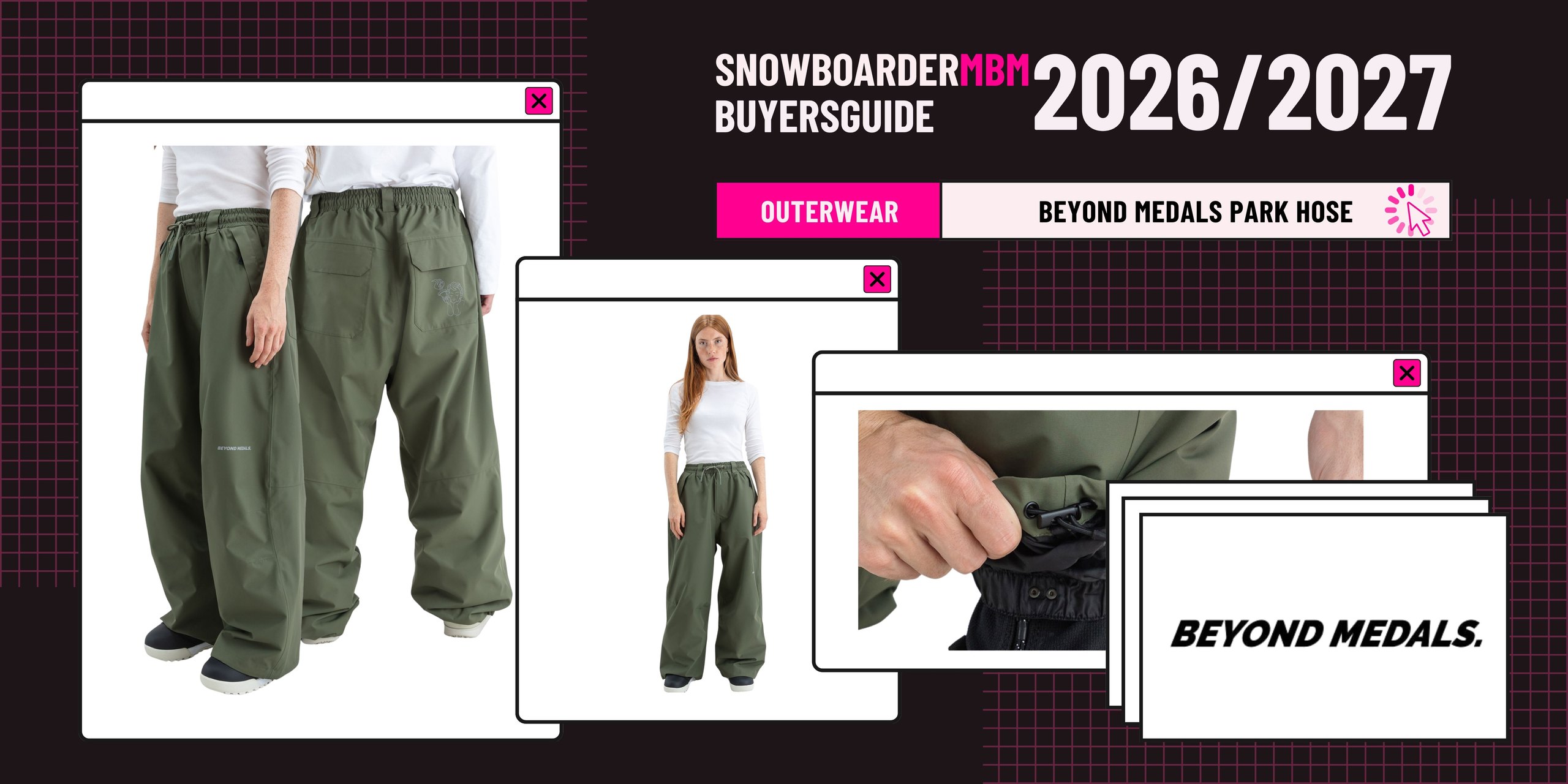 Beyond Medals Park Hose Snowboard Outerwear 2026/2027