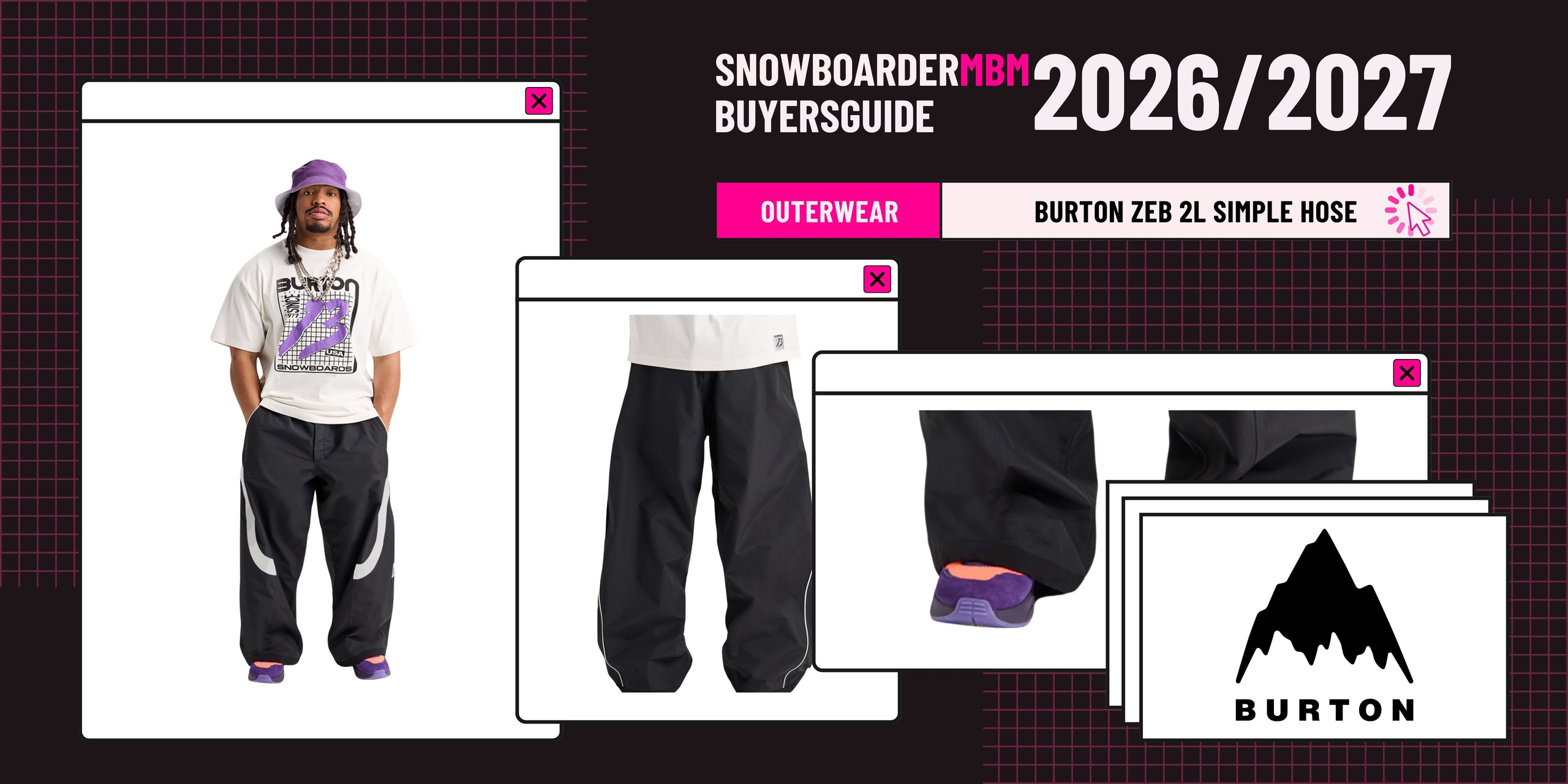Burton ZEB 2L Simple Hose Snowboard Outerwear 2026/2027