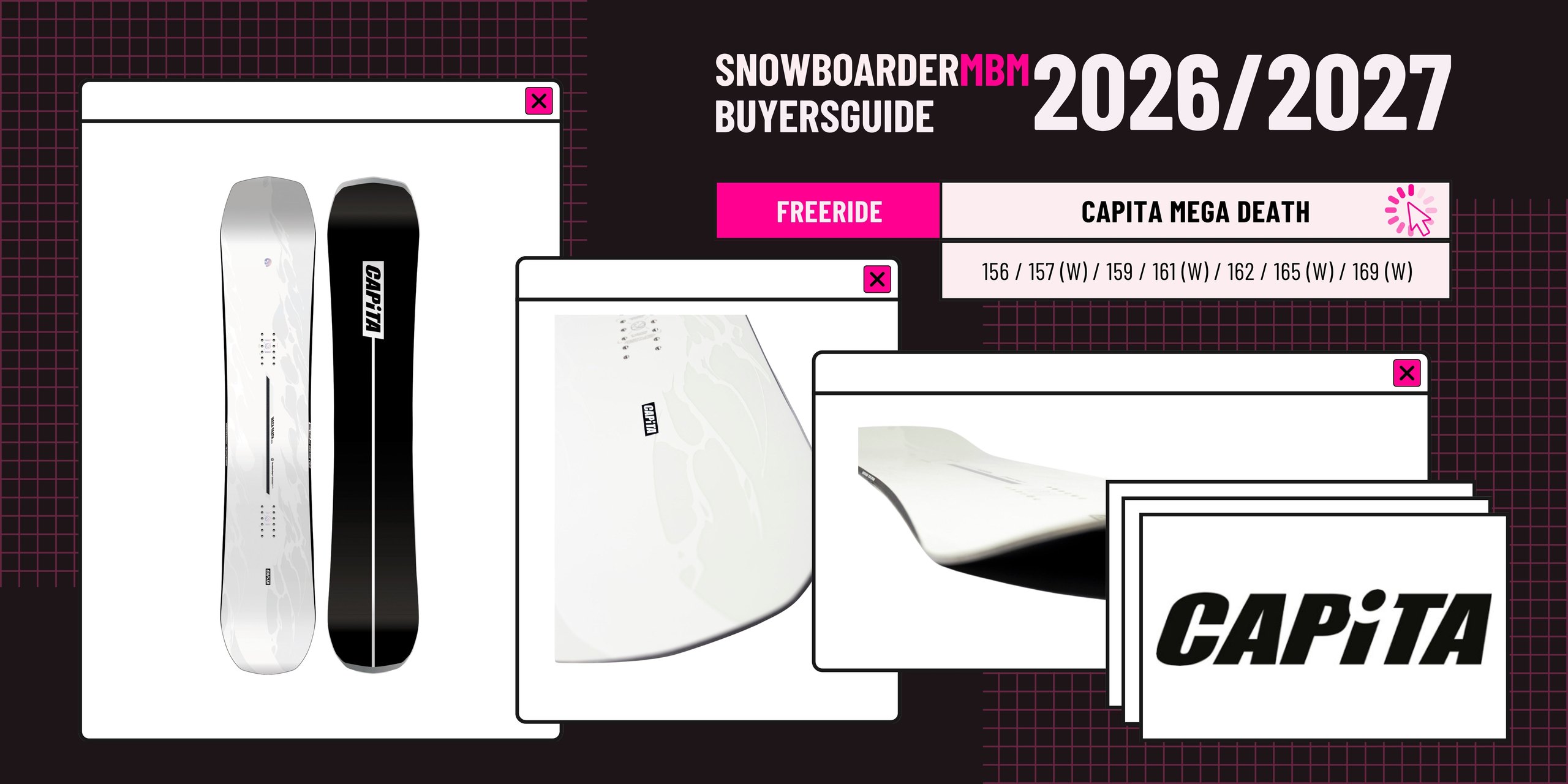 CAPiTA Mega Death Snowboard 2026/2027