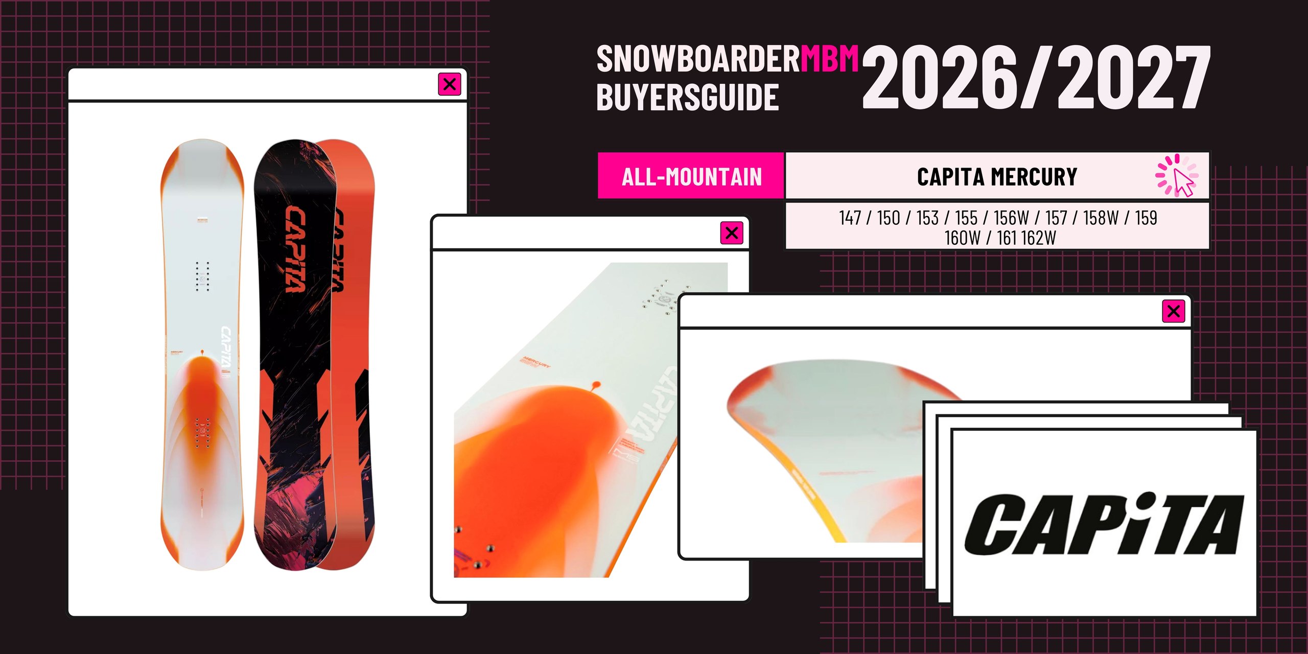 CAPiTA Mercury Snowboard 2026/2027