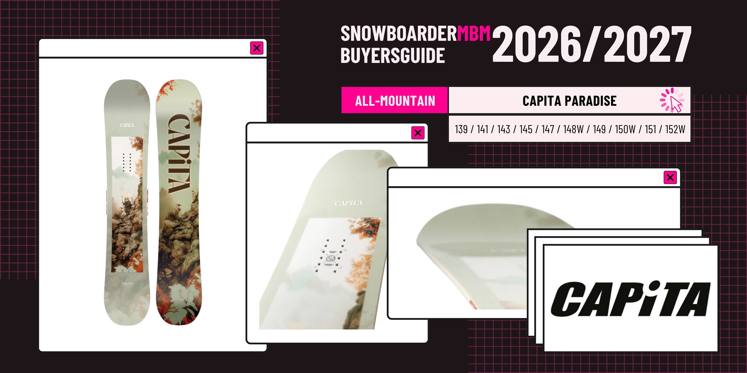 CAPiTA Paradise Snowboard 2026/2027