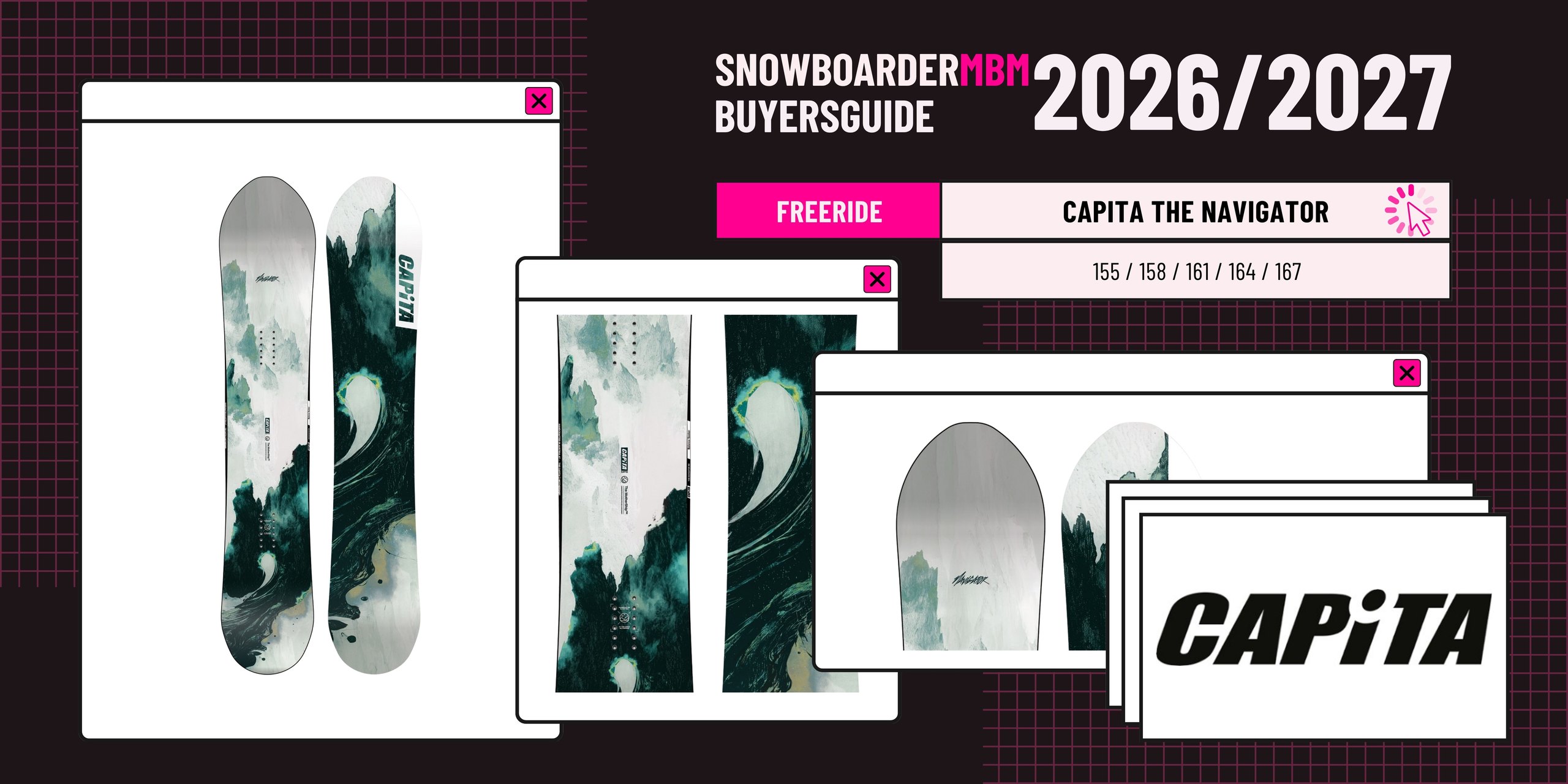 CAPiTA The Navigator Snowboard 2026/2027