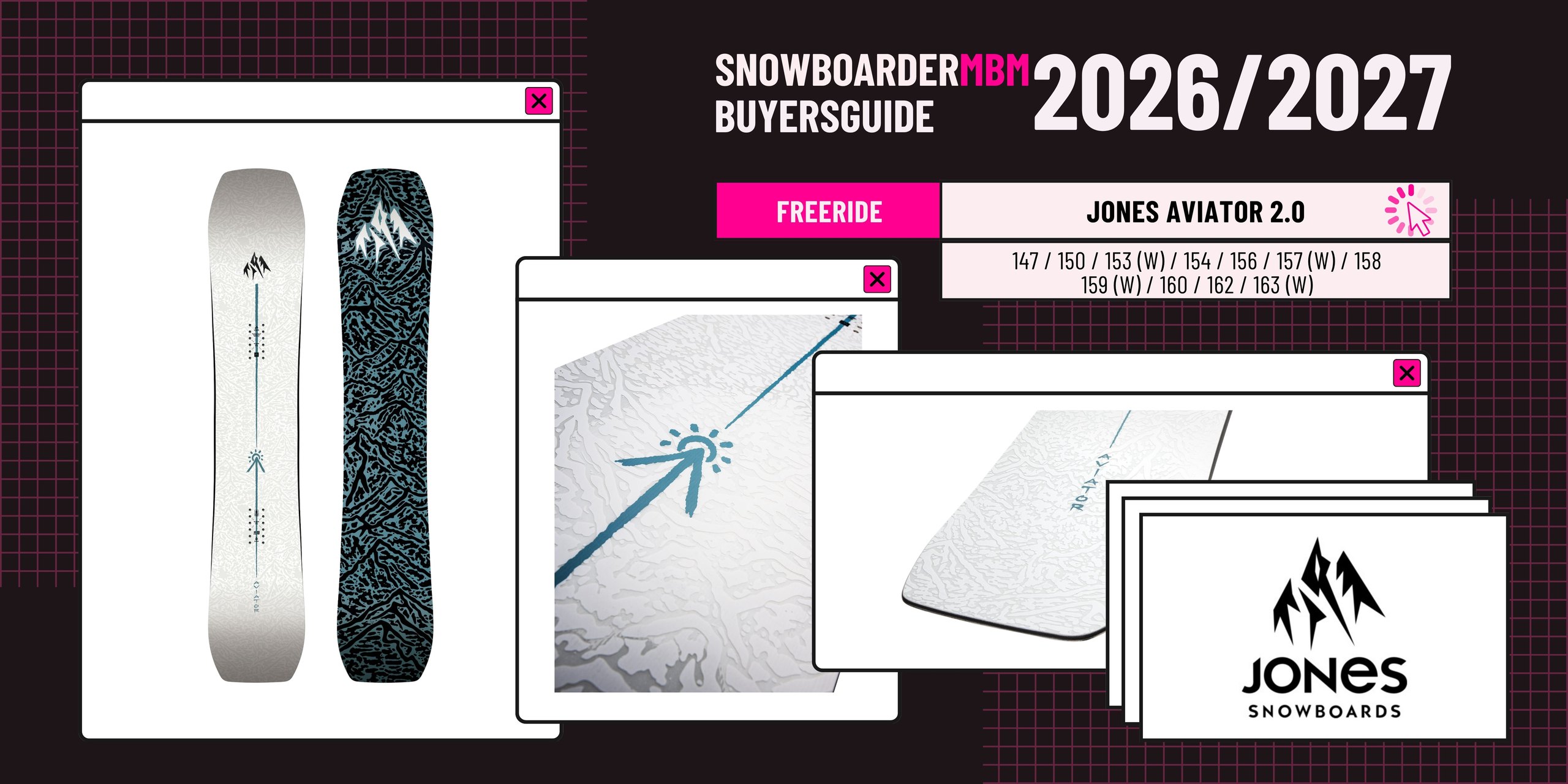 Jones Aviator 2.0 Snowboard 2026/2027