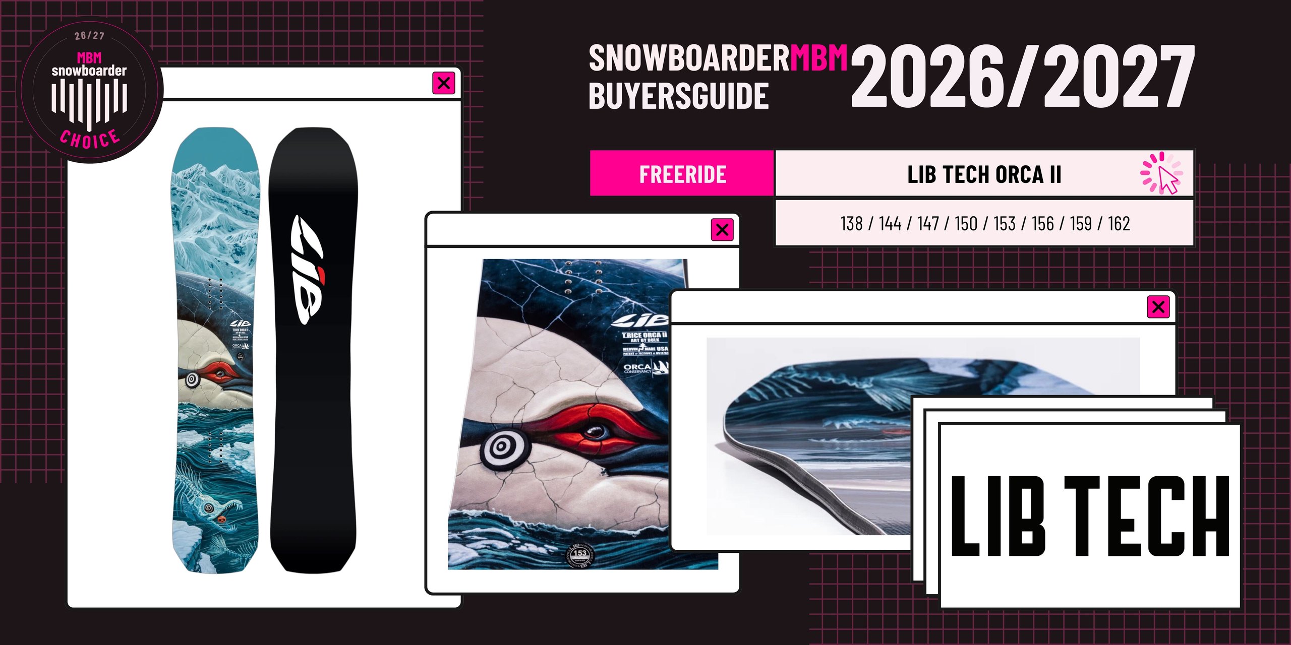 Lib Tech Orca II Snowboard 2026/2027