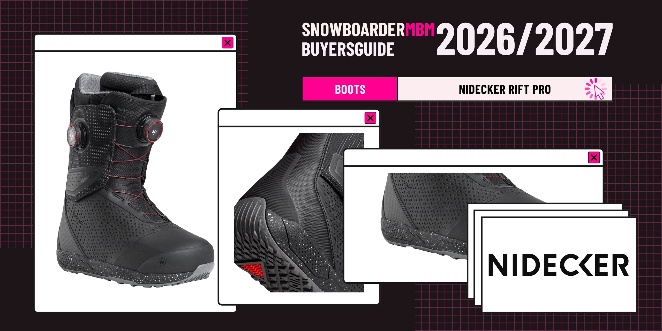 Nidecker Rift Pro Snowboard Boots 2026/2027